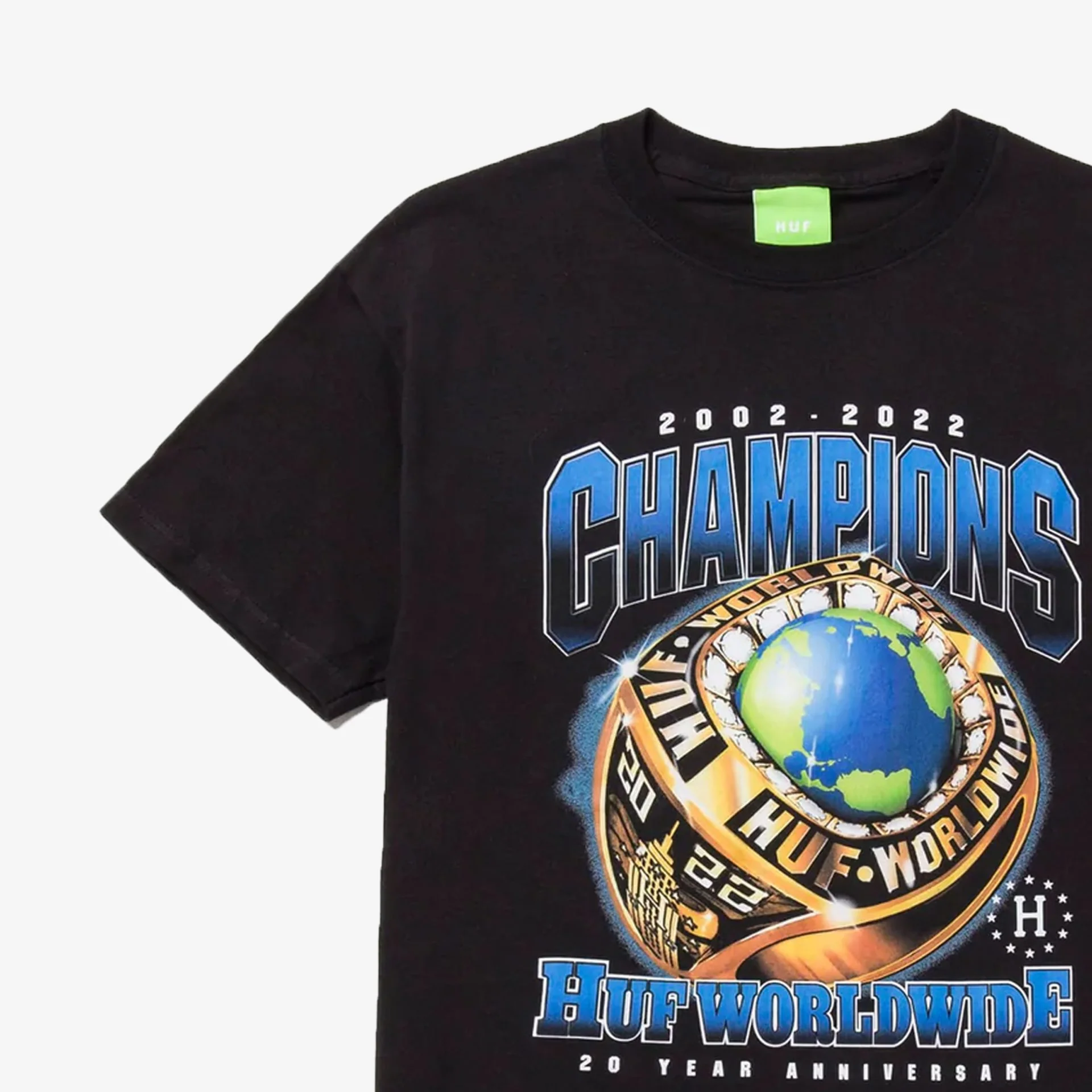 HUF | CHAMPIONS TEE { BLACK - Image 3