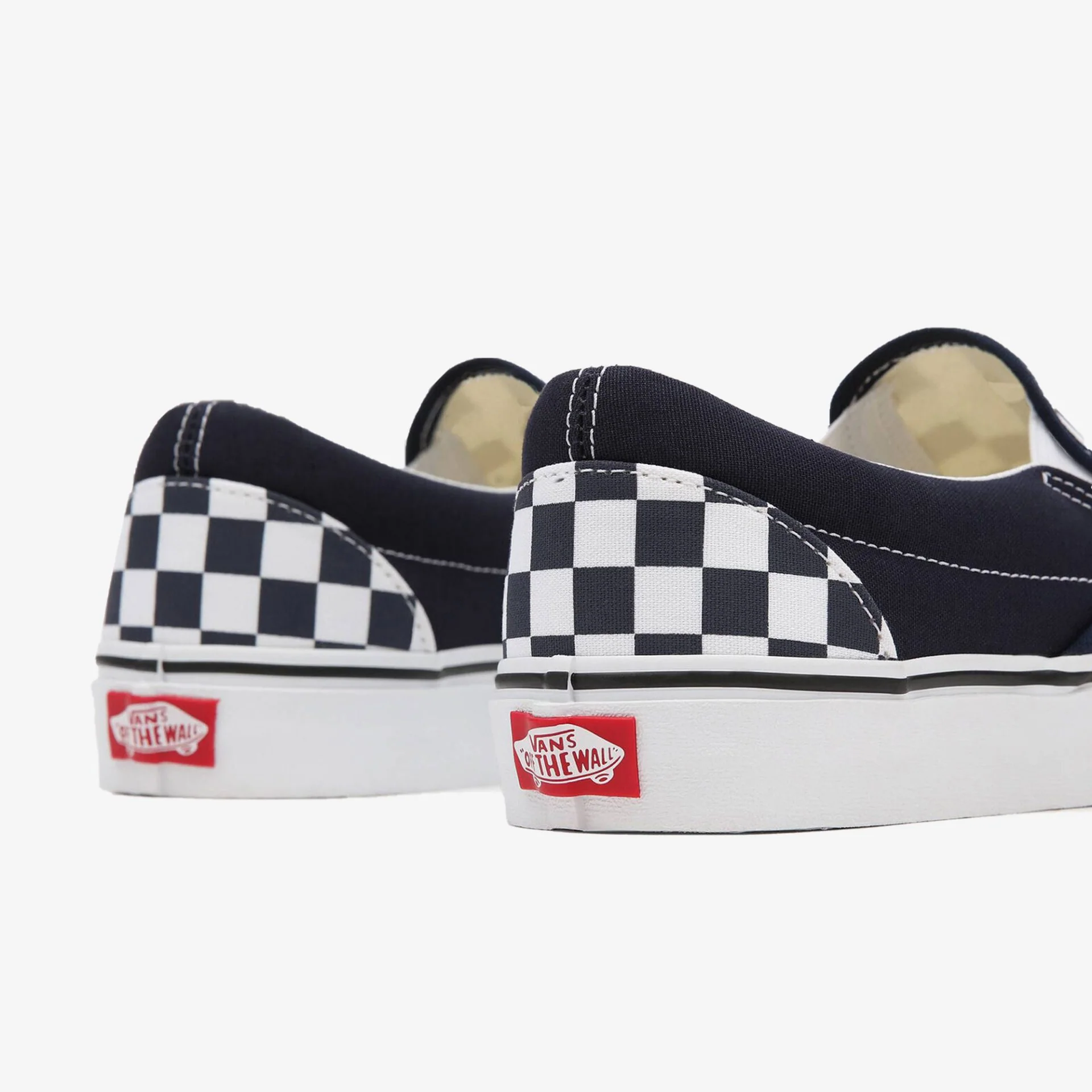 Vans | CHECKERBOARD CLASSIC SLIP-ON { BLACK/WHITE - Image 3