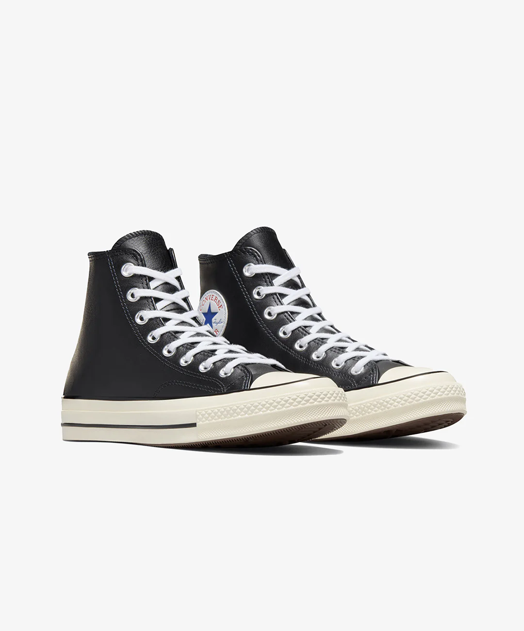 Converse | CHUCK 70 LEATHER SEASONAL { BLACK/WHITE - Image 3