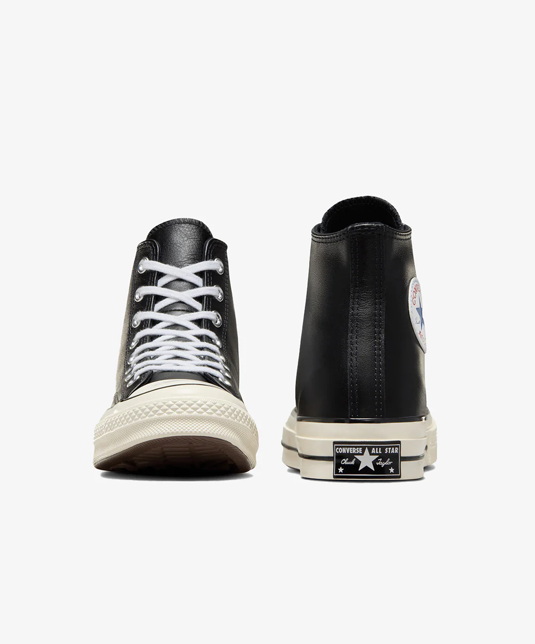 Converse | CHUCK 70 LEATHER SEASONAL { BLACK/WHITE - Image 5