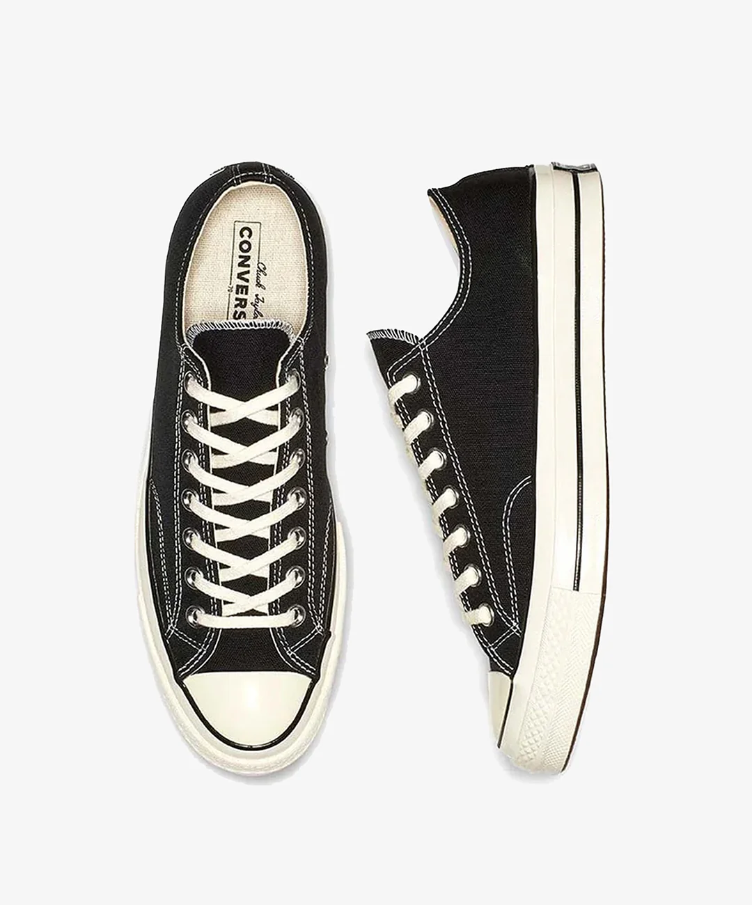 Converse | CHUCK 70 LOW { BLACK - Image 4