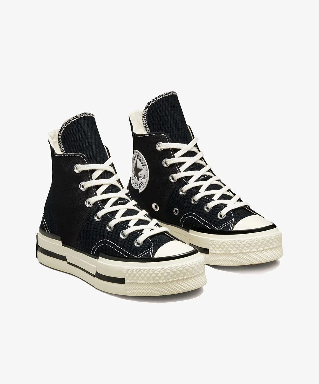 Converse | CHUCK 70 PLUS HI { BLACK/EGRET/BLACK - Image 3