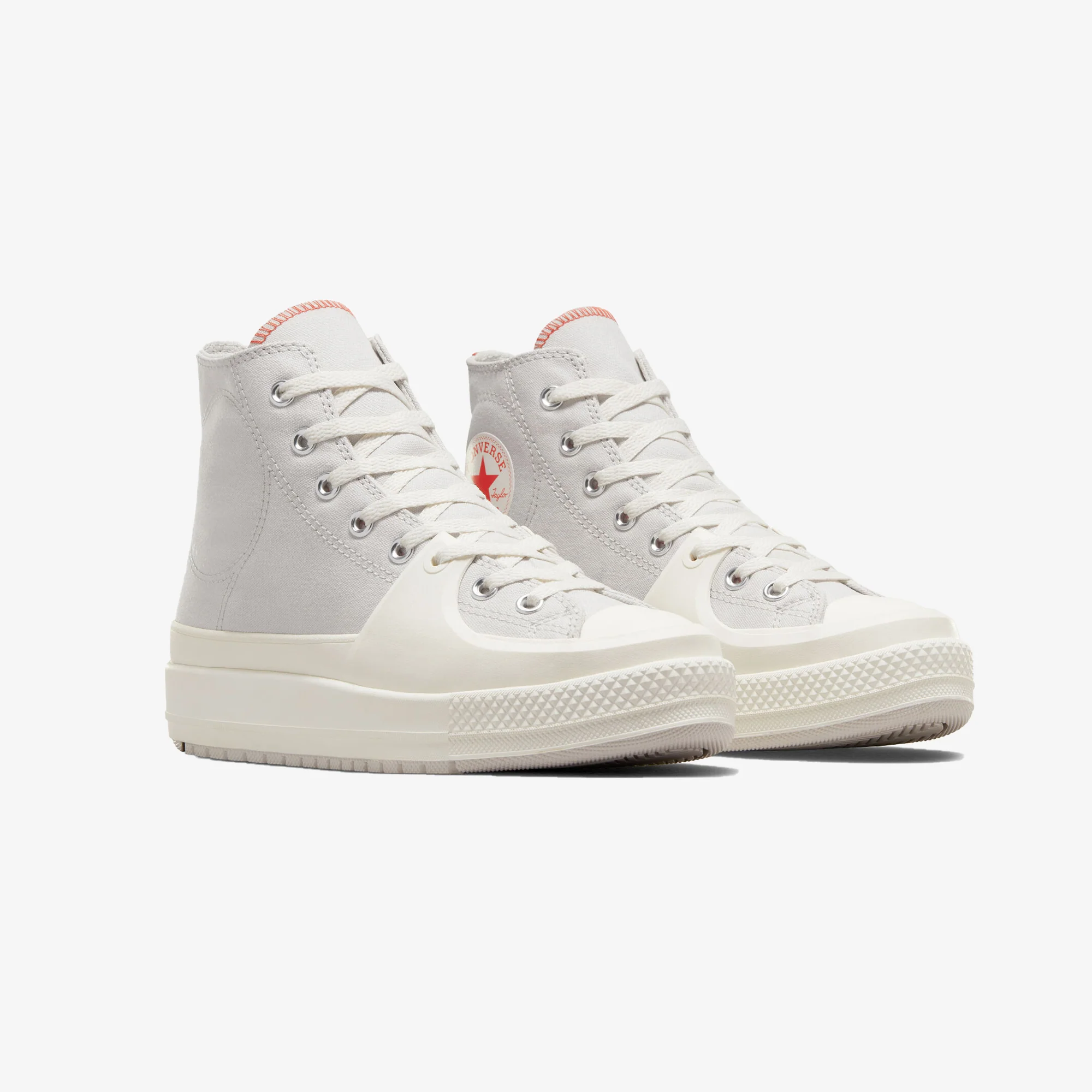 Converse | CHUCK TAYLOR ALL STAR CONSTRUCT { STONE/BROWN - Image 2