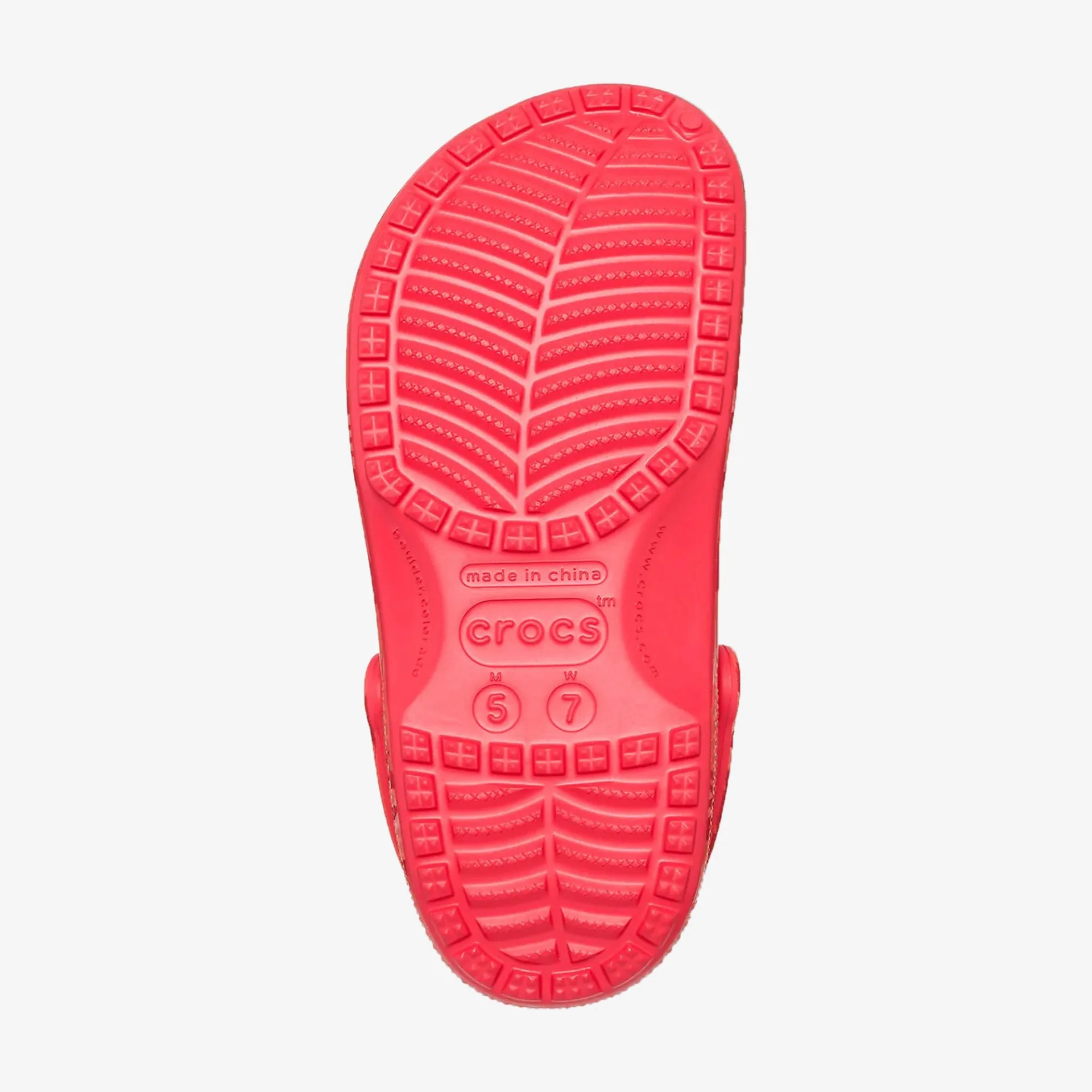 Crocs | CHUMBAK CLASSIC CLOG { RED / MULTI - Image 4