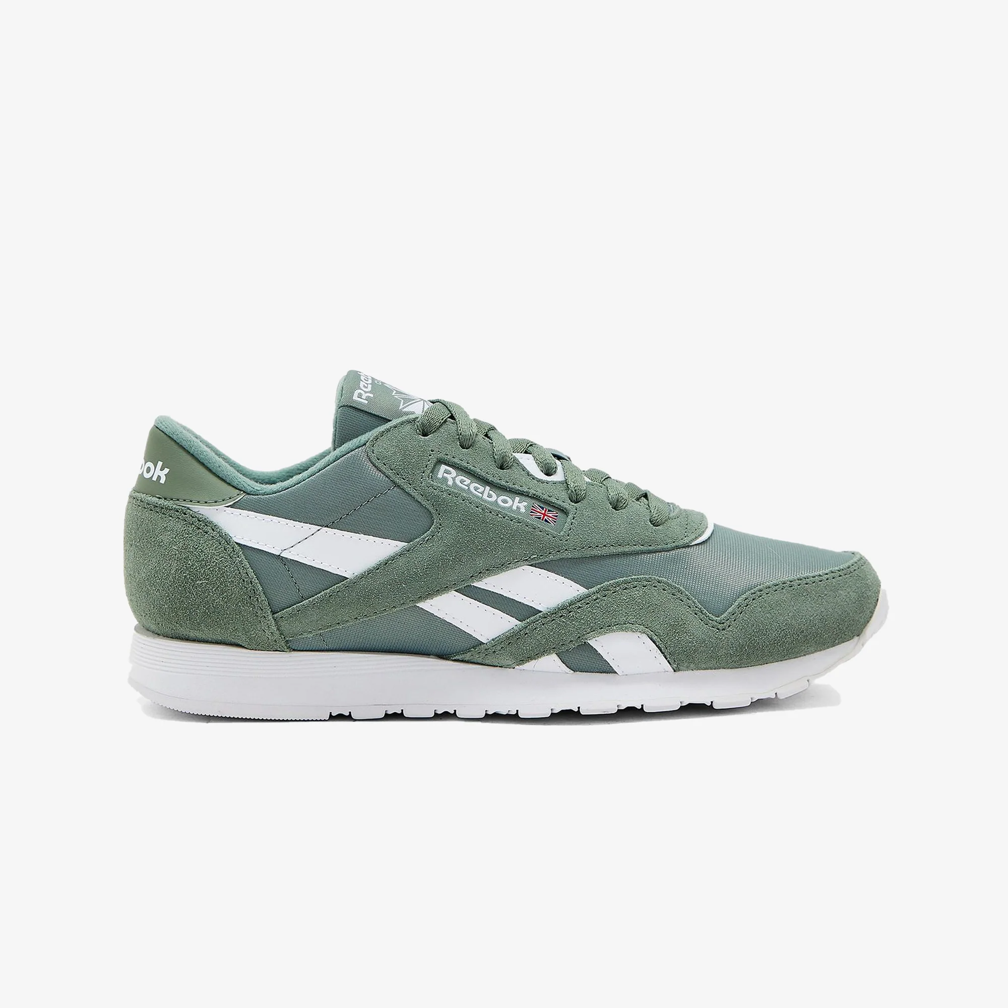 Reebok | CL NYLON { HARGRN/FTWWHT/HARGRN
