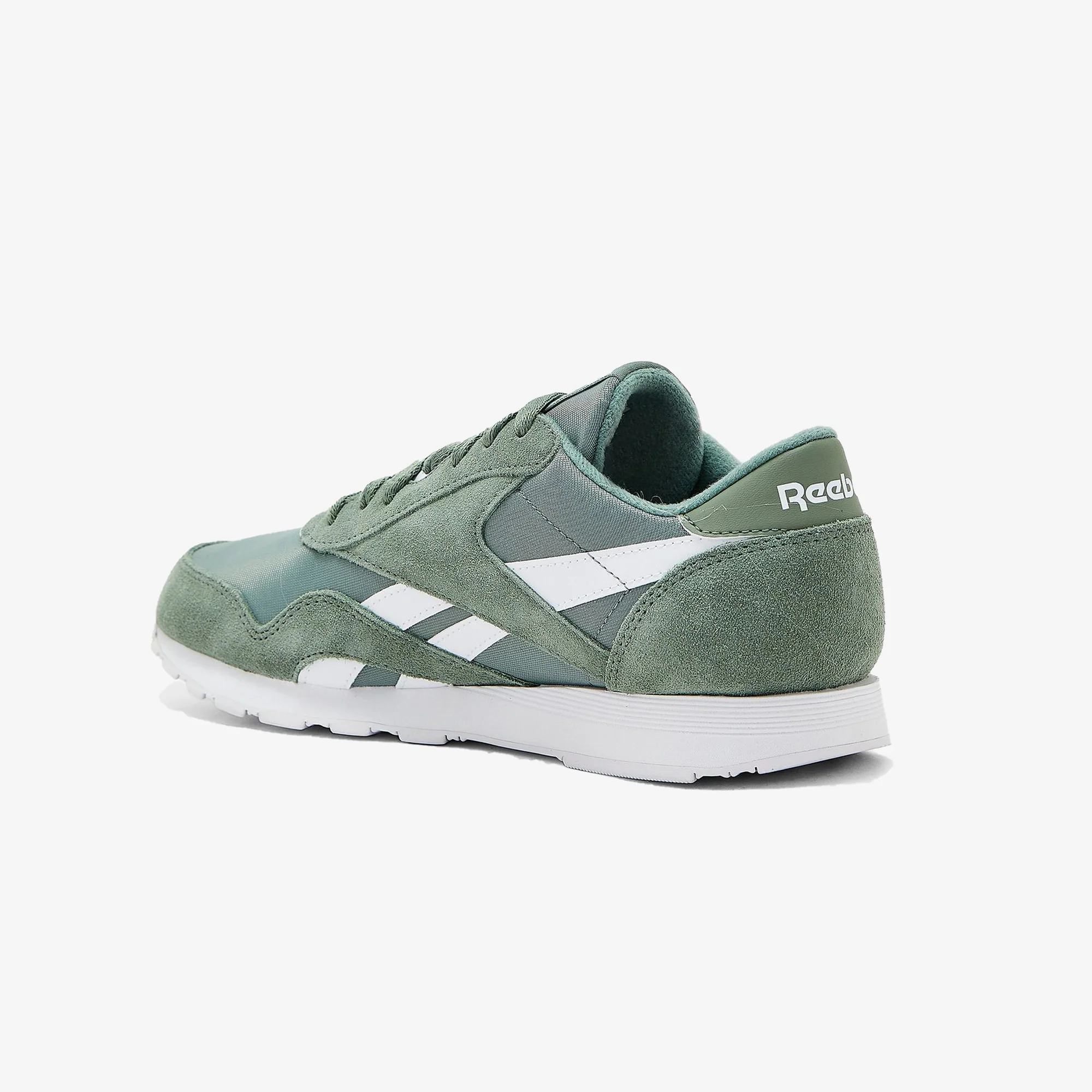 Reebok | CL NYLON { HARGRN/FTWWHT/HARGRN - Image 3