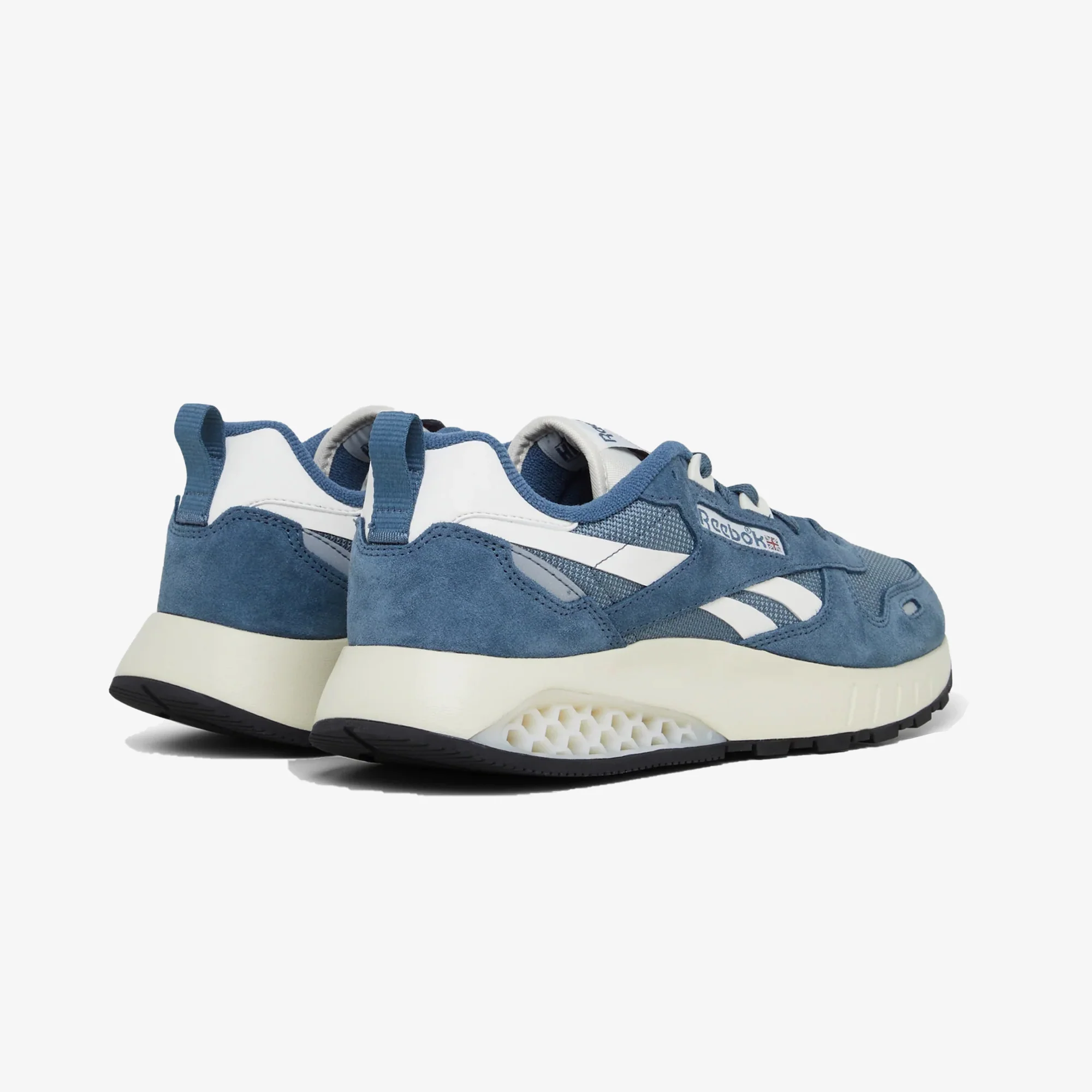 Reebok | CLASSIC LEARHER HEXALITE + { HOOPS BLUE/CHALK/ALABASTER - Image 3
