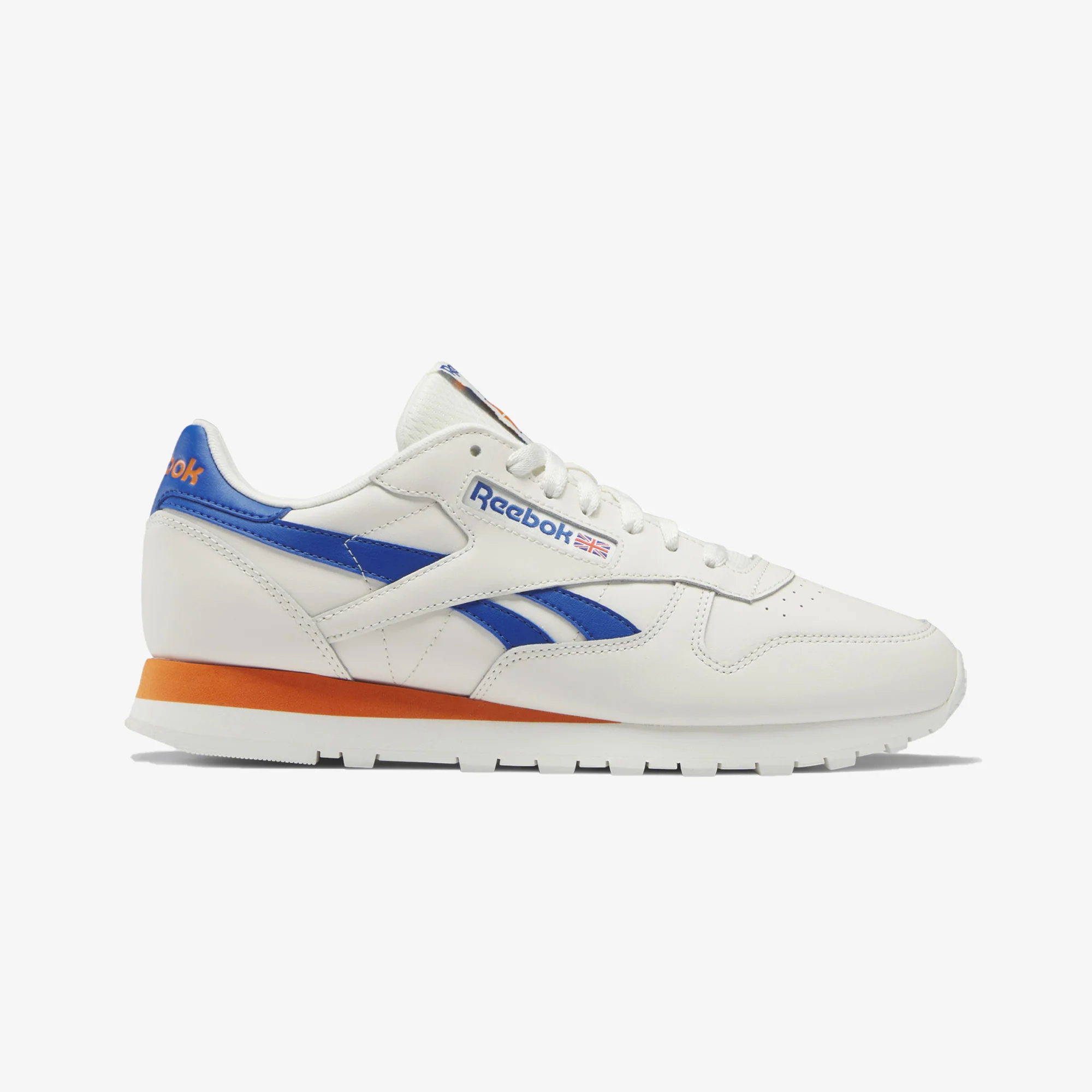 Reebok | CLASSIC LEATHER { BLUE/ORANGE