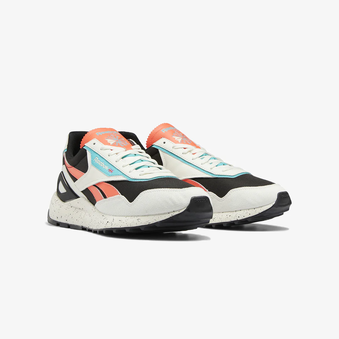 Reebok | CLASSIC LEATHER LEGACY AZ  { CORE BLACK/ORANGE FLARE - Image 2