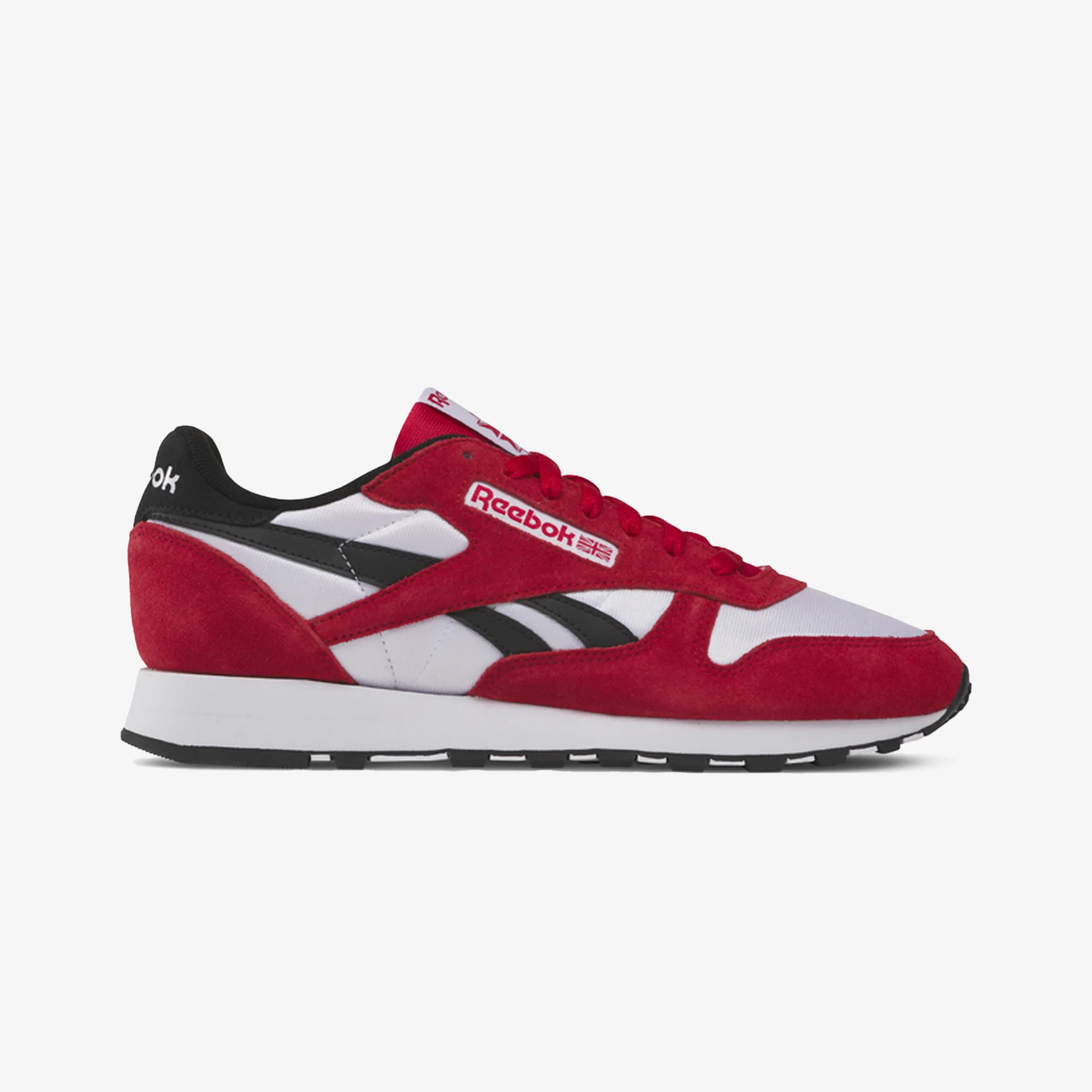 Reebok | CLASSIC LEATHER { RED/CARBON BLACK/CLOUD WHITE