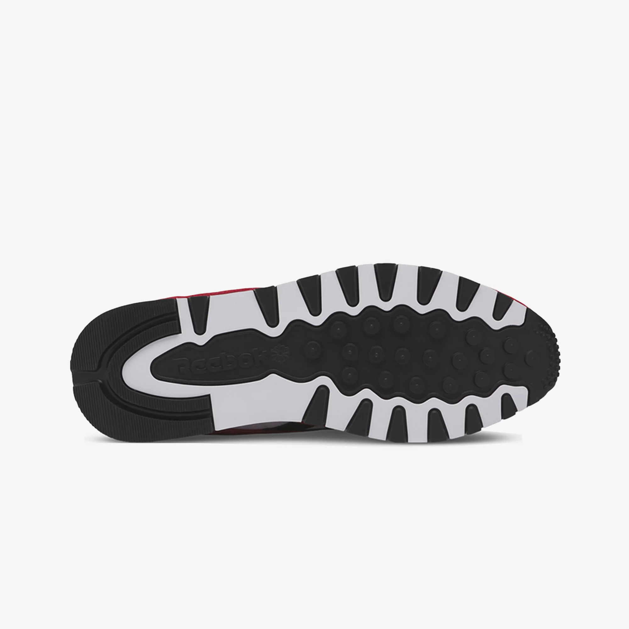 Reebok | CLASSIC LEATHER { RED/CARBON BLACK/CLOUD WHITE - Image 4