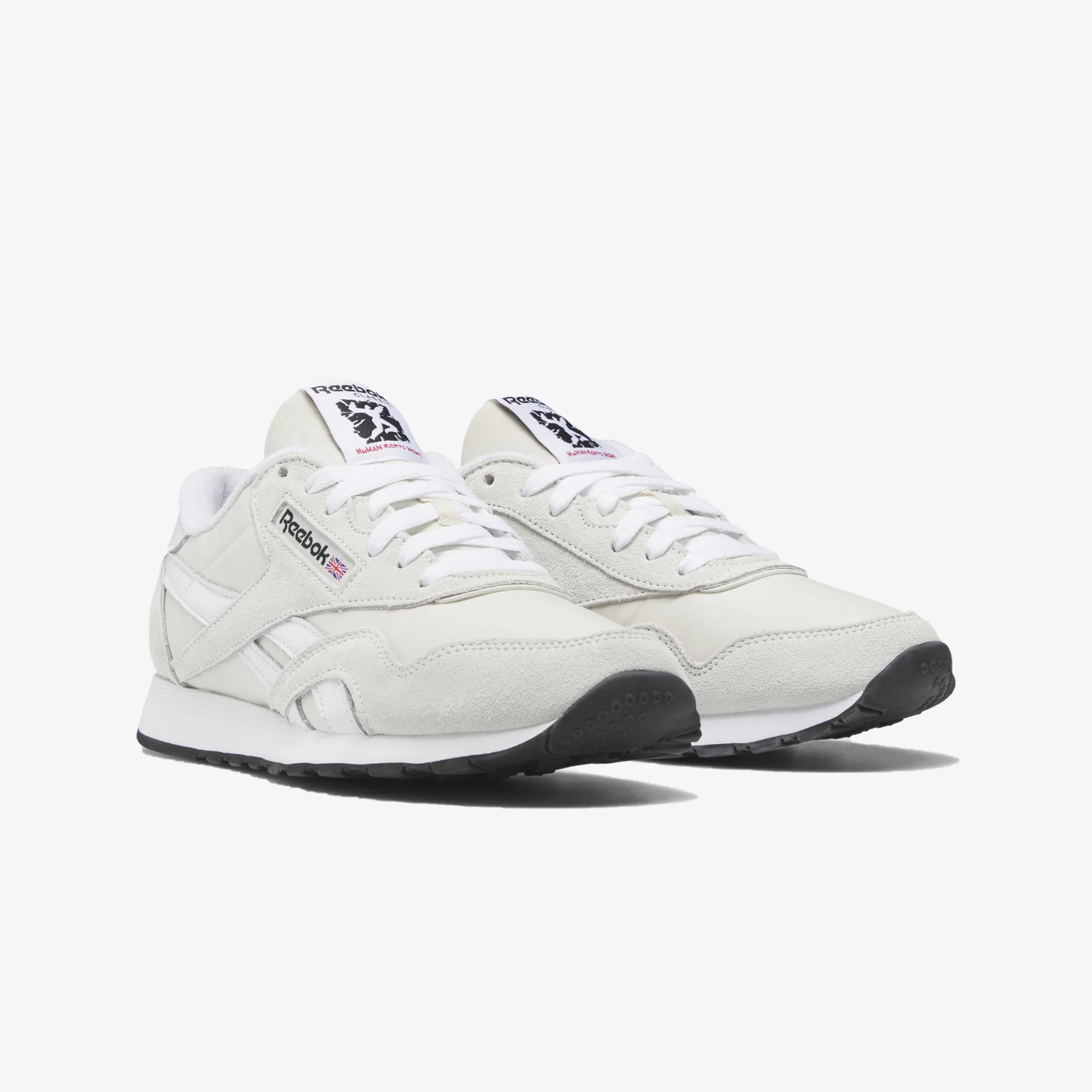 Reebok | CLASSIC NYLON { MORNING FOG/WHITE - Image 2