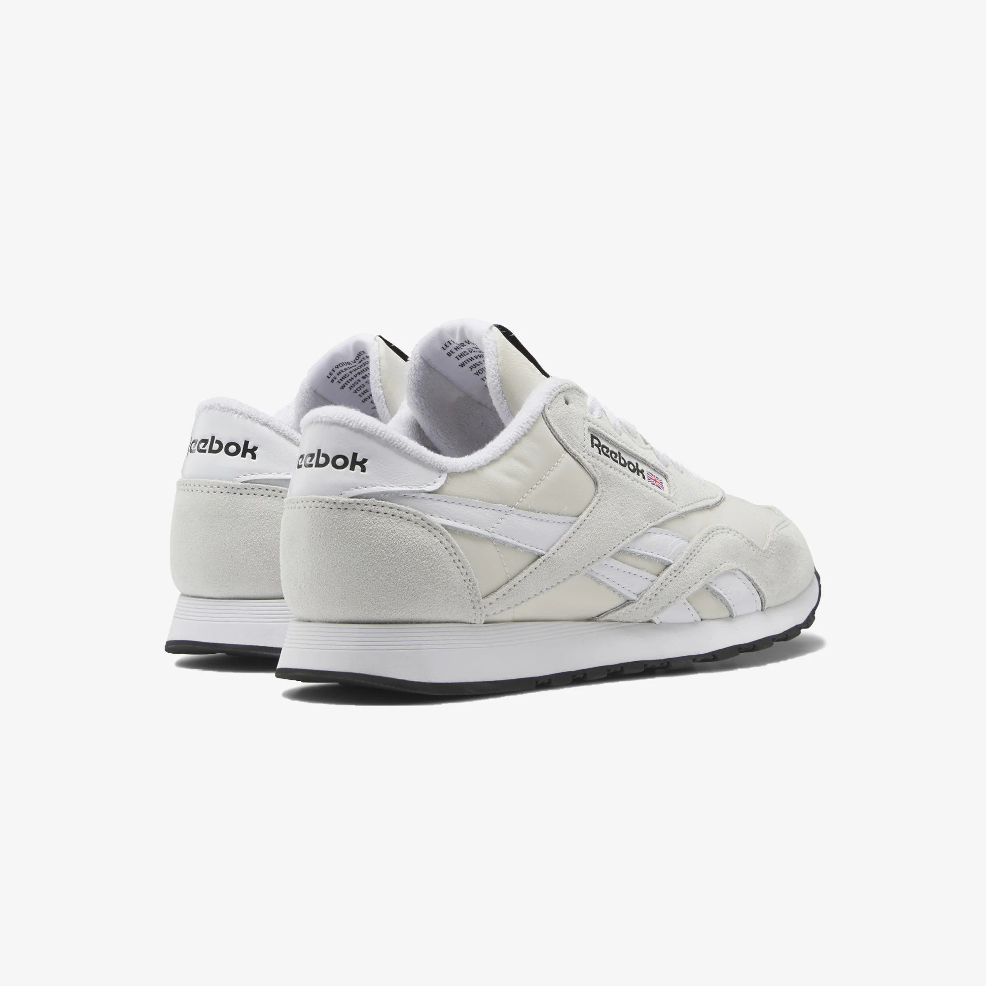 Reebok | CLASSIC NYLON { MORNING FOG/WHITE - Image 3