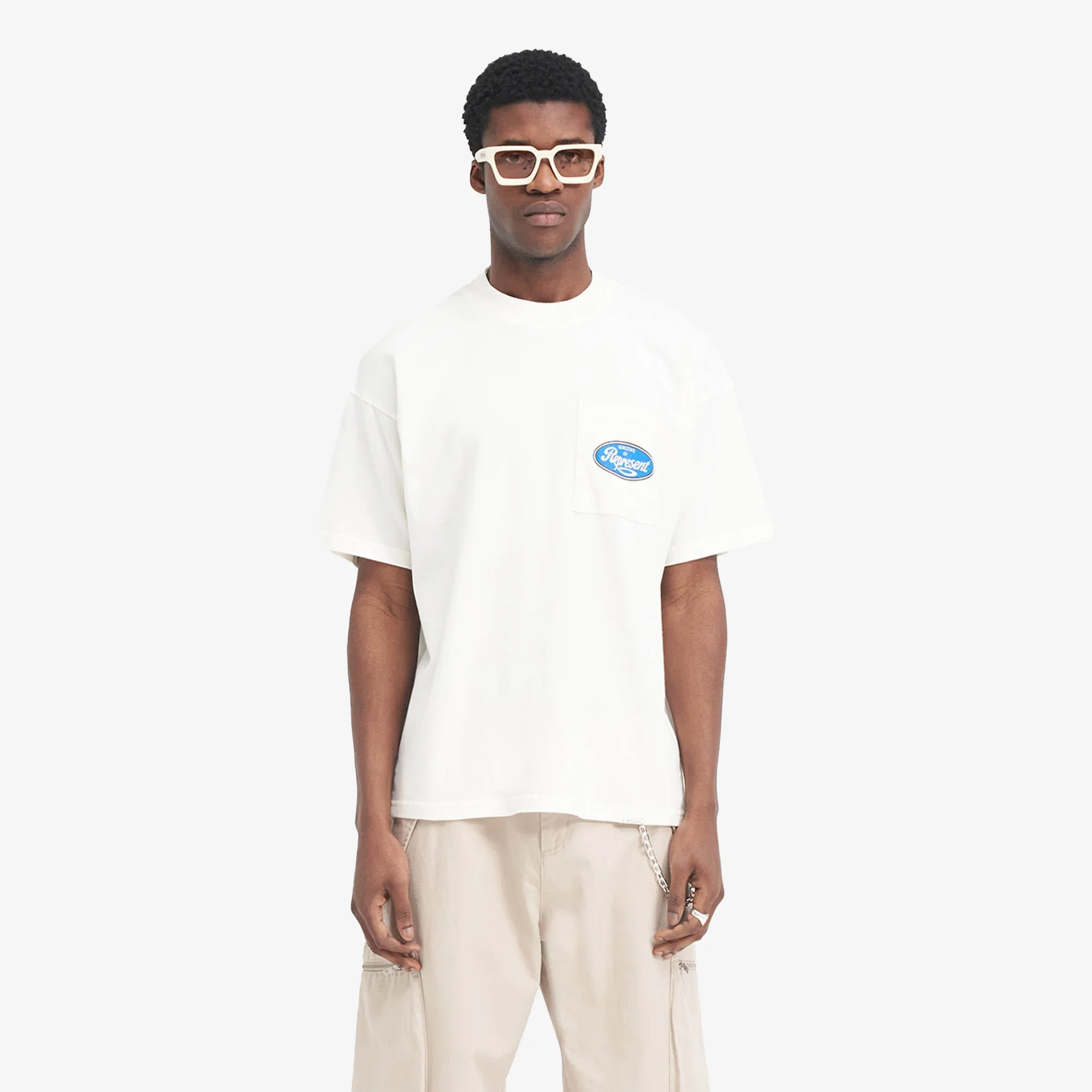Represent | CLASSIC PARTS T-SHIRT { FLAT WHITE