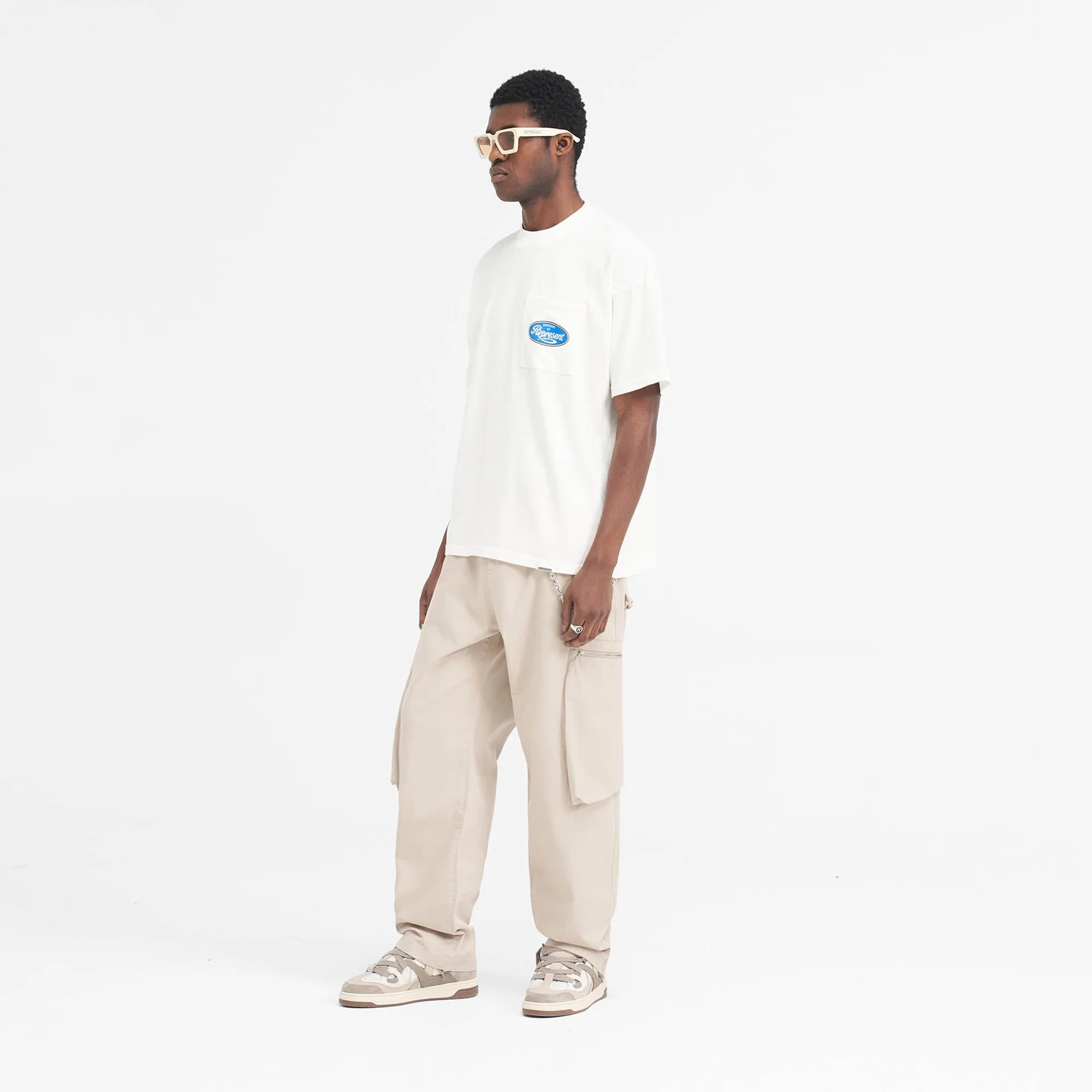 Represent | CLASSIC PARTS T-SHIRT { FLAT WHITE - Image 8