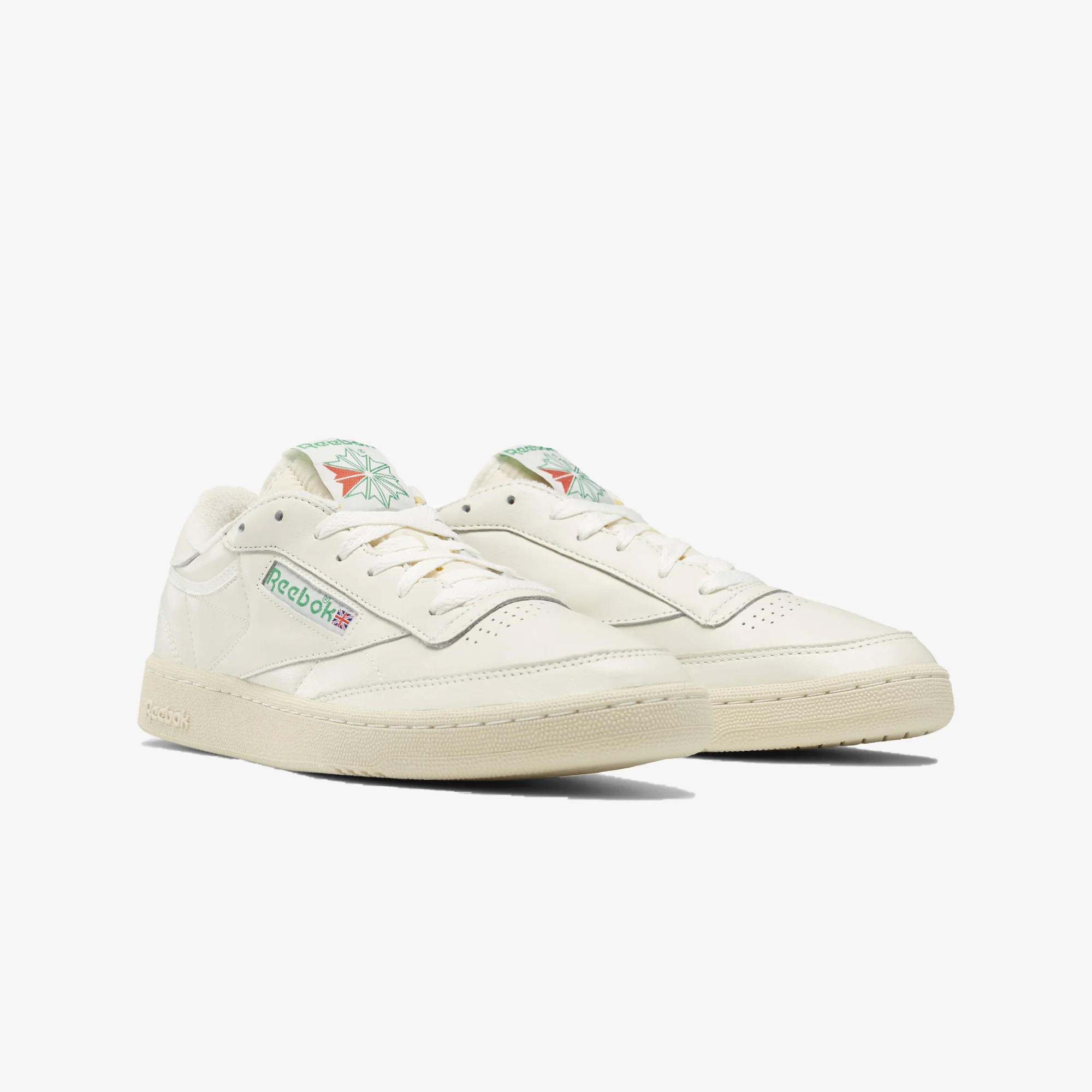 Reebok | CLUB C 85 VINTAGE  { GREEN/PAPER WHITE - Image 2