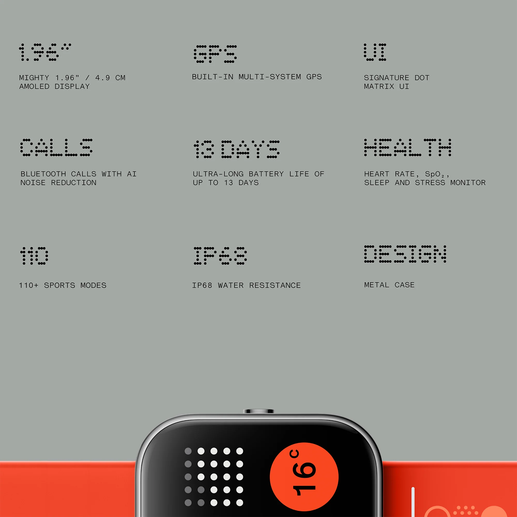 CMF By Nothing | CMF WATCH PRO { DARK GRAY - Image 7