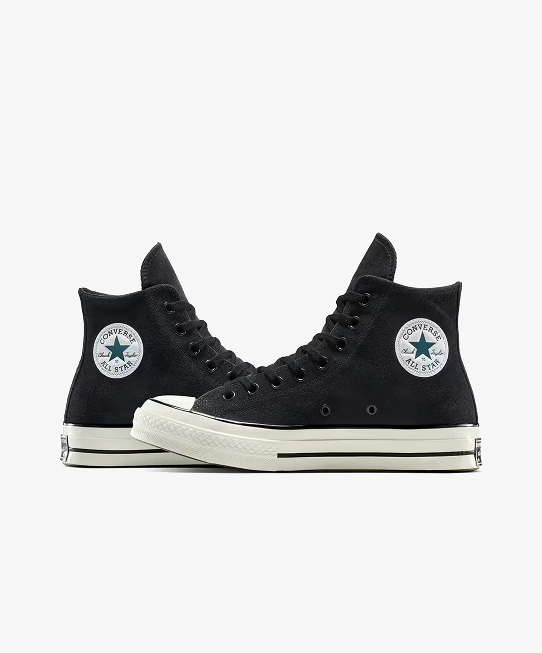 Converse | CHUCK 70 { BLACK/DARKLY JADED/EGRET - Image 4