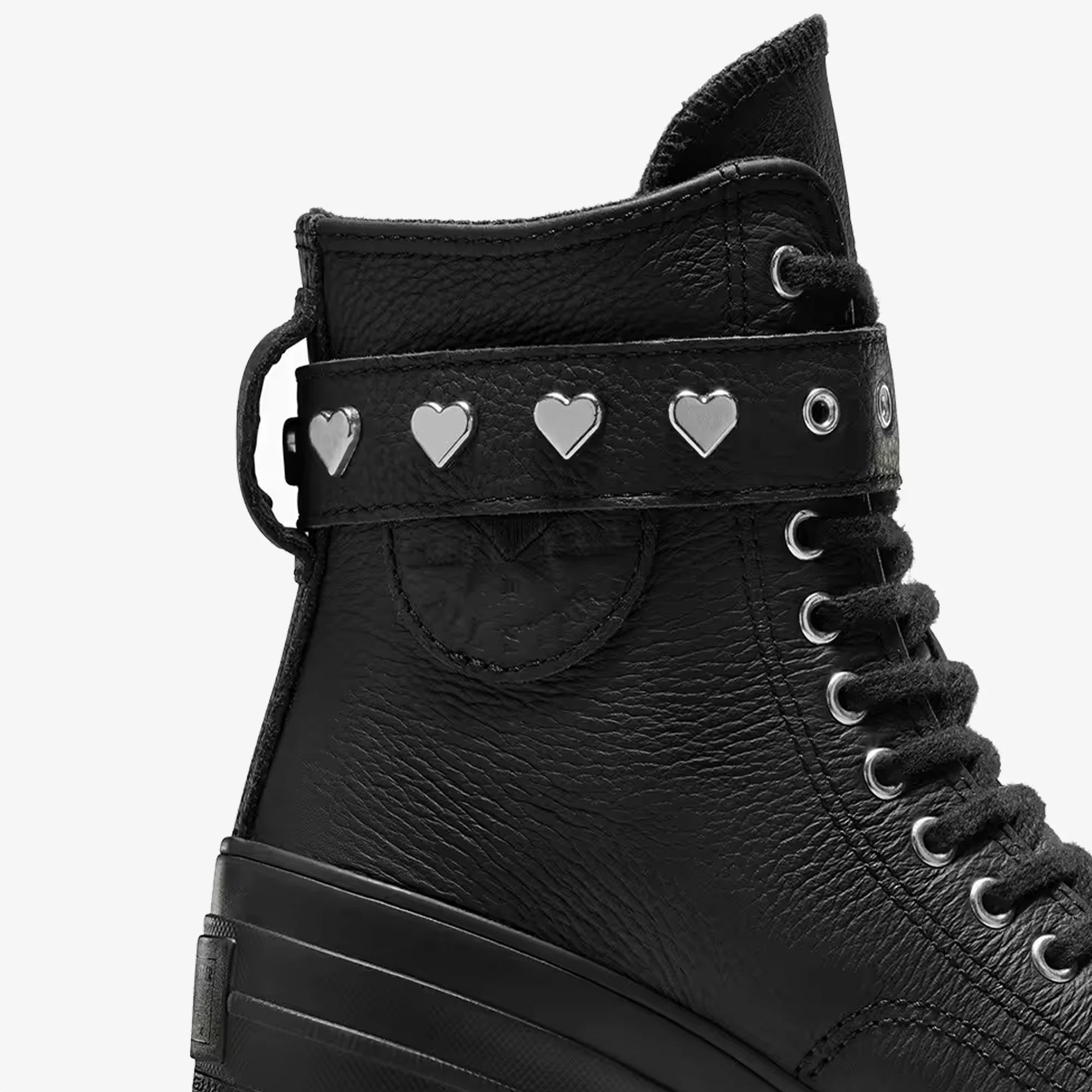 Converse | CHUCK 70 DE LUXE HEEL PLATFORM DARK ROMANCE { BLACK - Image 6