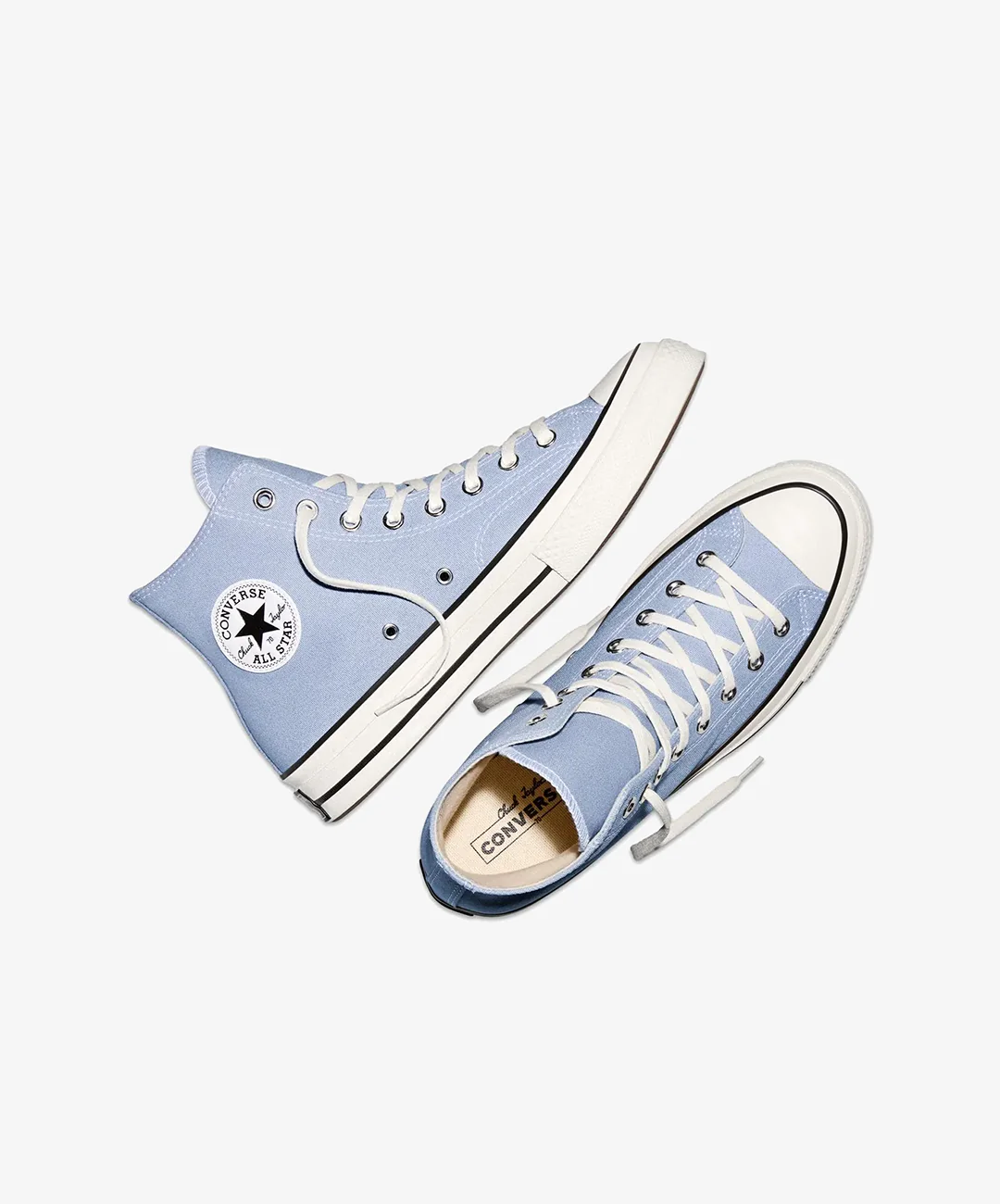 Converse | CHUCK 70 SEASONAL COLOUR HIGH TOP { NO SHADE/EGRET/BLACK - Image 2