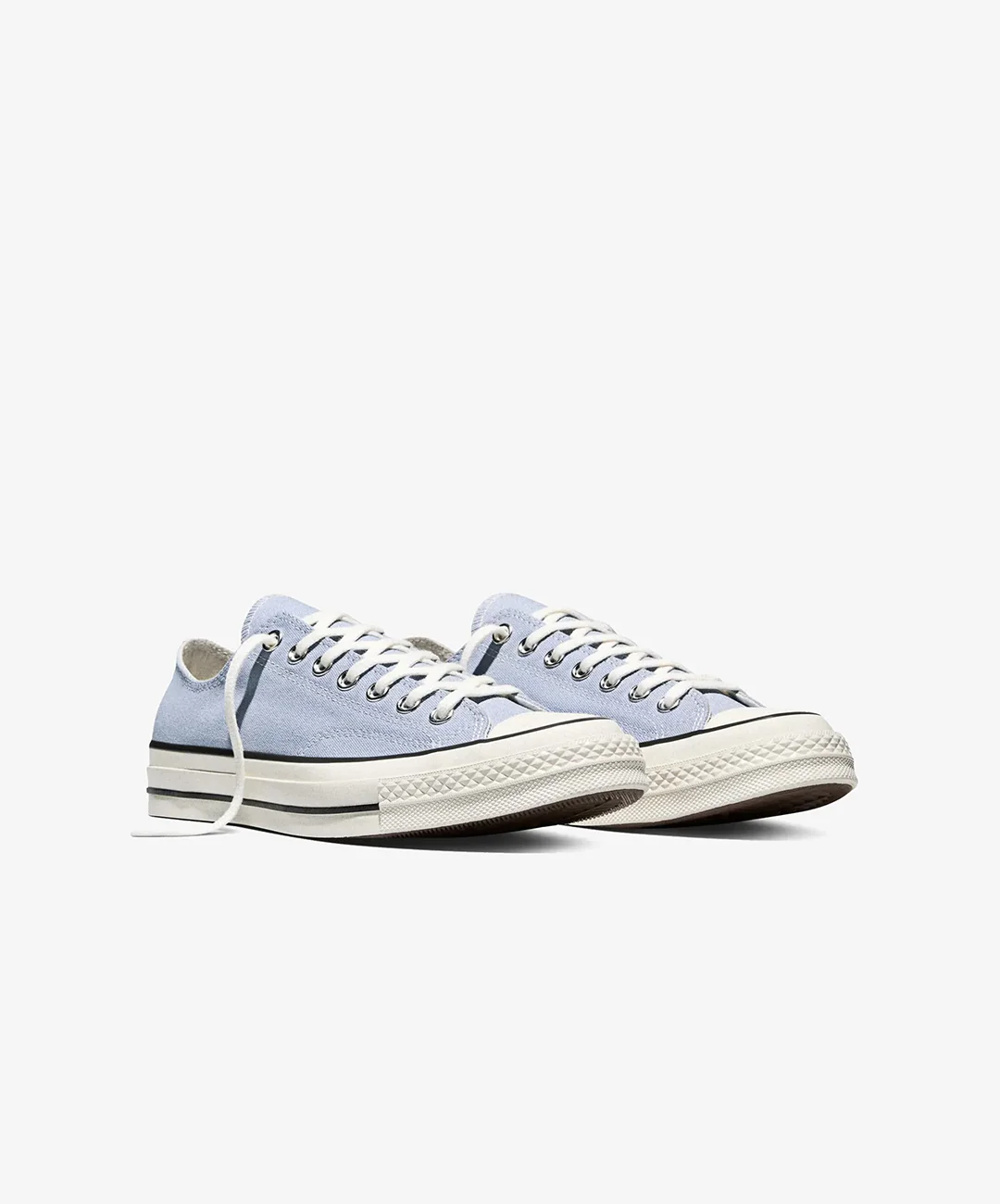 Converse | CHUCK 70 SEASONAL COLOUR LOW TOP { NO SHADE/EGRET/BLACK - Image 3