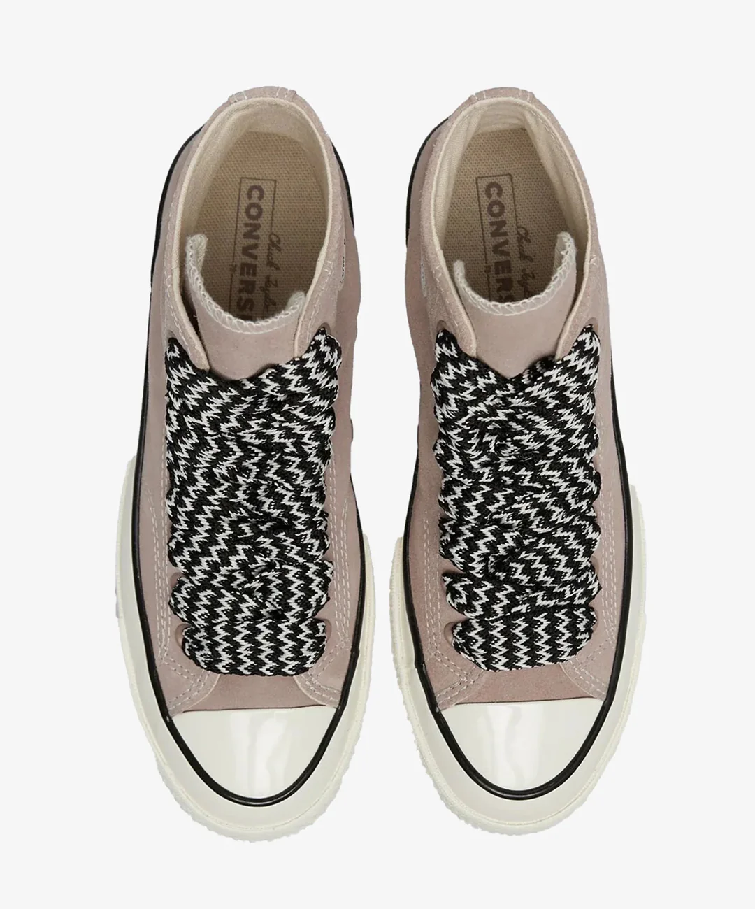 Converse | CHUCK 70 SUEDE { GREY/WHITE - Image 2