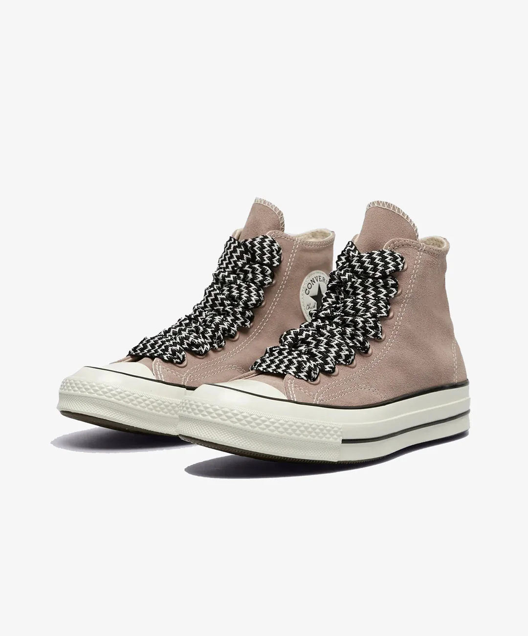 Converse | CHUCK 70 SUEDE { GREY/WHITE - Image 3