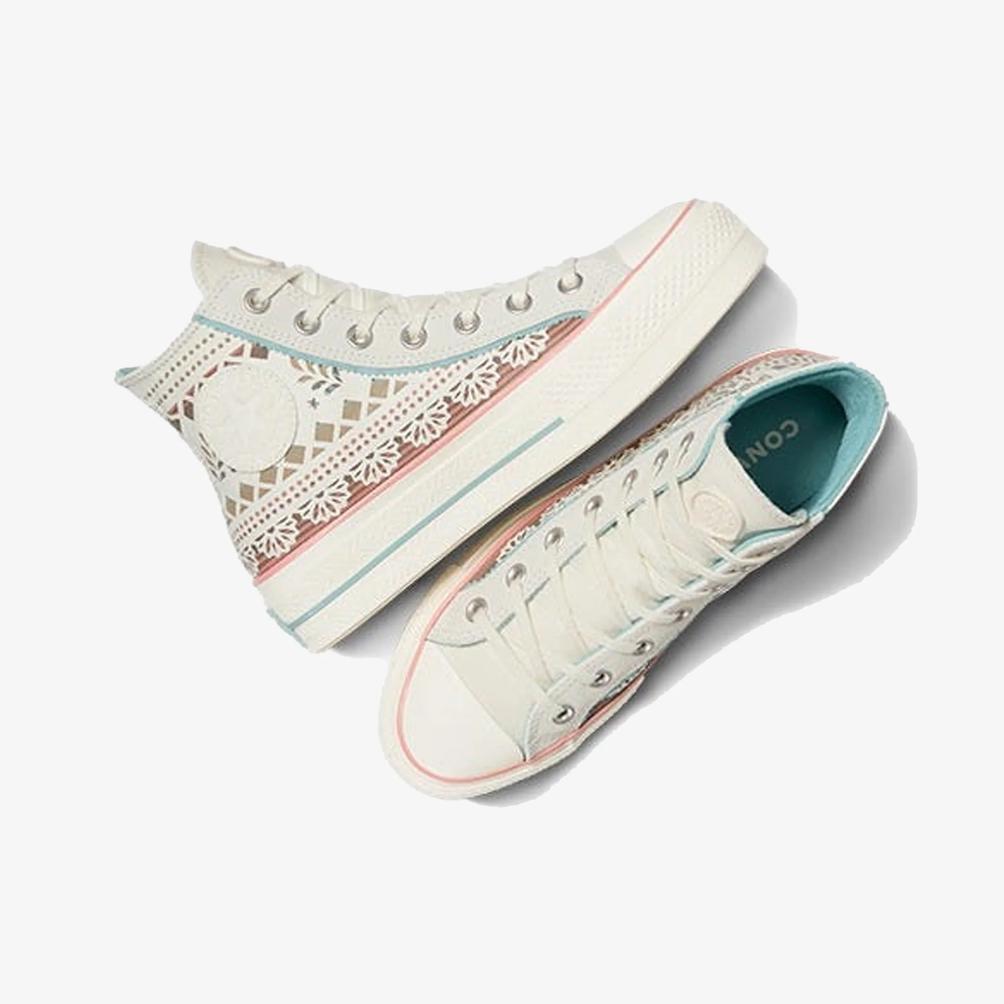Converse | CHUCK TAYLOR ALL STAR LIFT DAY OF THE DEAD { BEIGE - Image 2