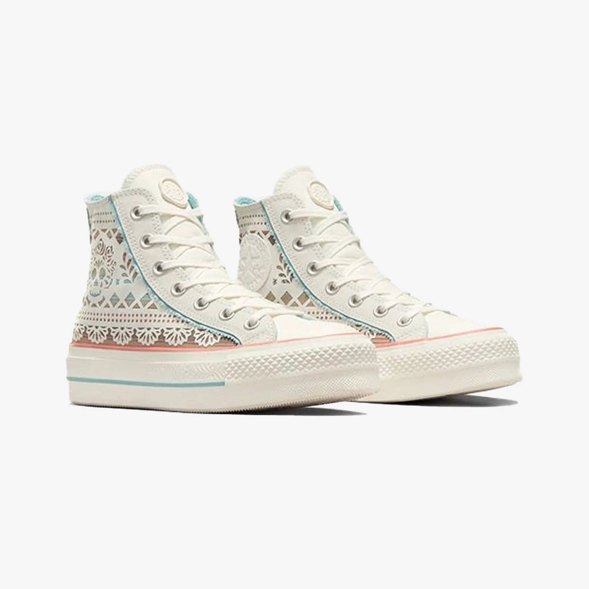 Converse | CHUCK TAYLOR ALL STAR LIFT DAY OF THE DEAD { BEIGE - Image 3