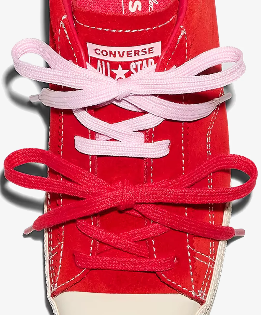 Converse | CHUCK TAYLOR LO { RED/NEW FOUND BLOOM/EGRET - Image 5
