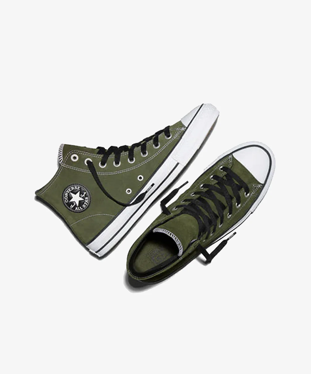 CONVERSE | CONS CHUCK TAYLOR ALL STAR PRO SUEDE { GOOD NATURED/BLACK/WHITE - Image 2