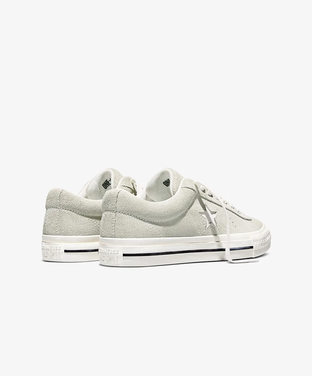 CONVERSE | ONE STAR 95 SUEDE LOW TOP { SAGE SMOKE/VINTAGE WHITE/BLACK - Image 4