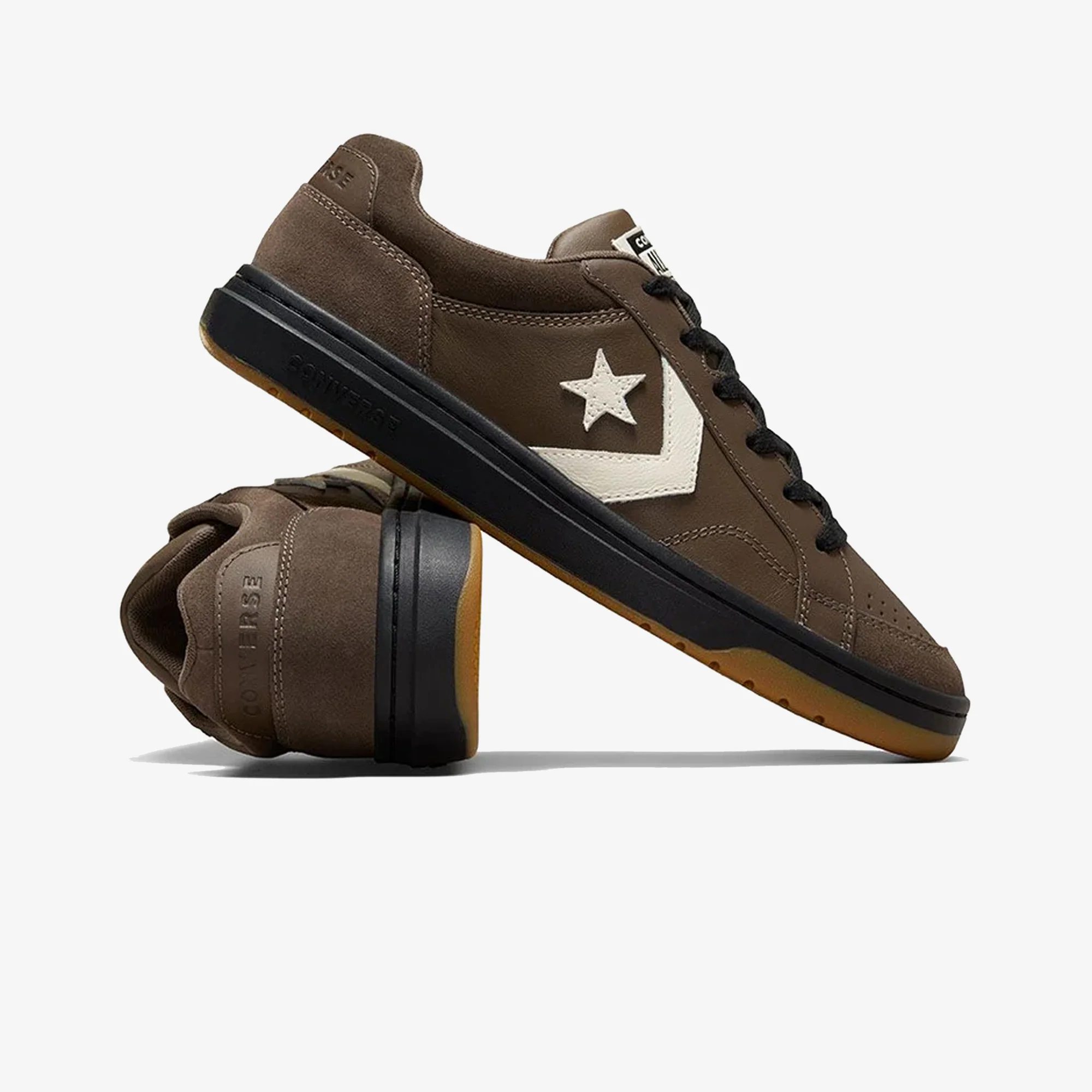 CONVERSE | PRO BLAZE CLASSIC LEATHER & SUEDE { COFFEE - Image 3