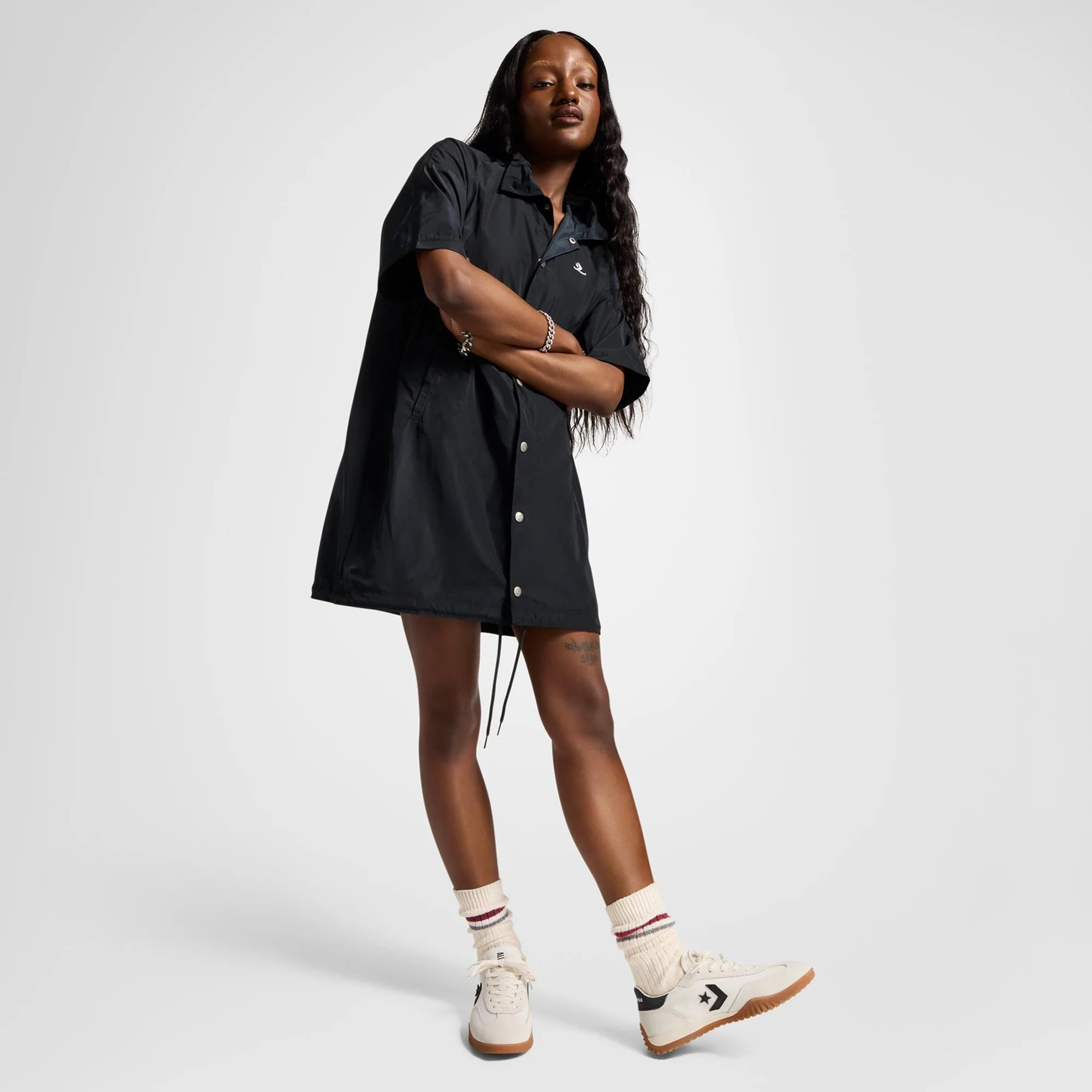 CONVERSE | RUN STAR TRAINER { EGRET/BLACK/HONEY - Image 9