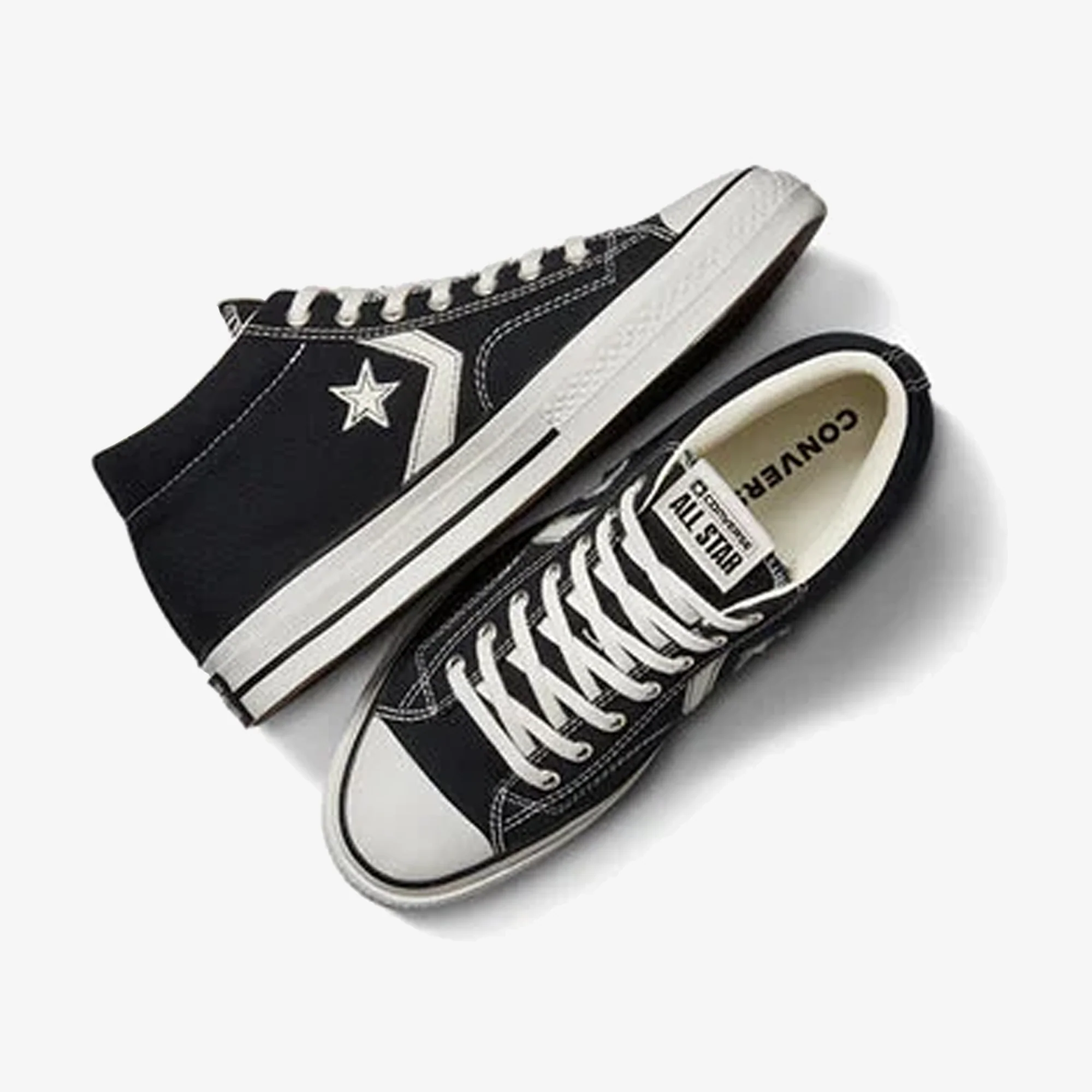 Converse | STAR PLAYER 76 PREMIUM CANVAS { BLACK - Image 3