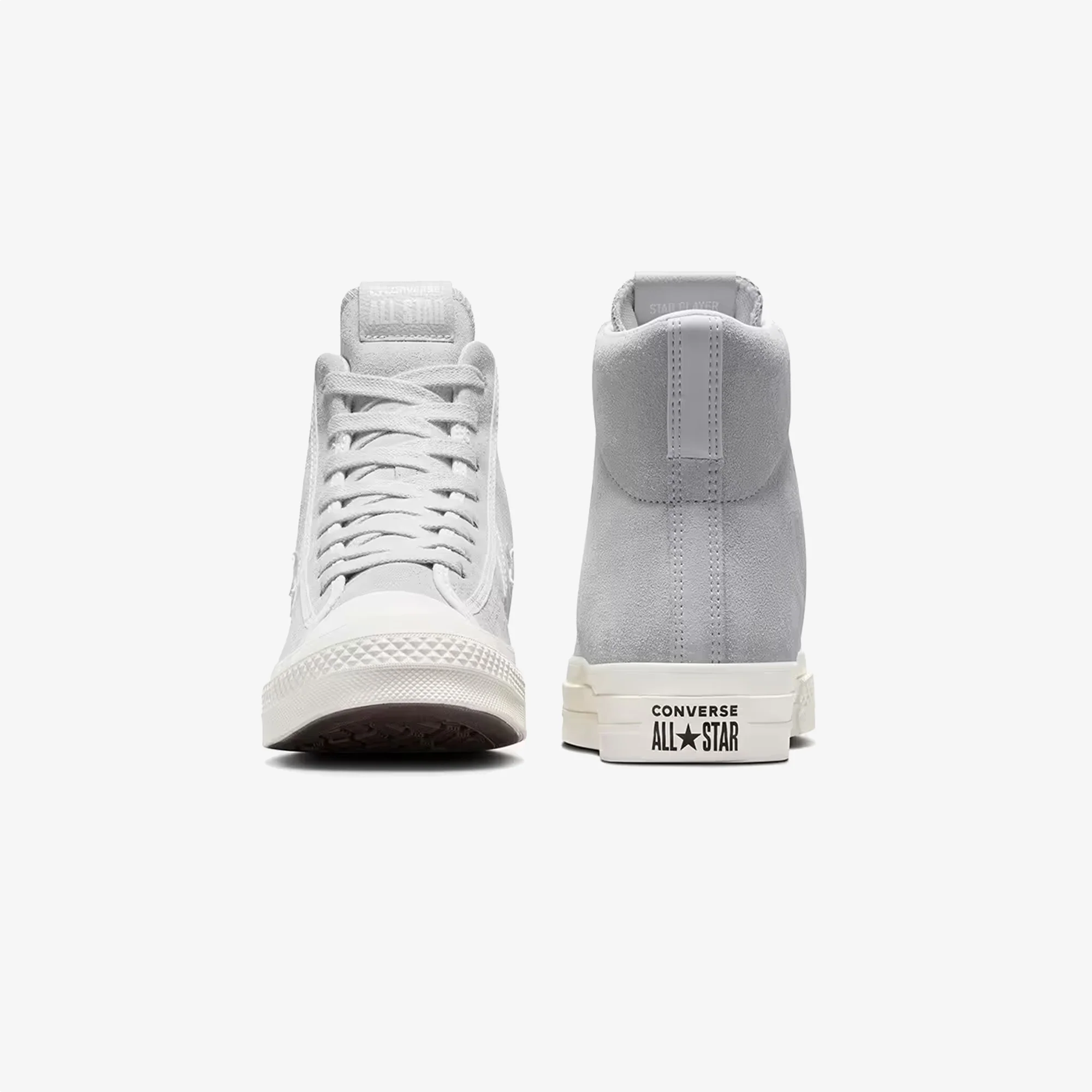 CONVERSE | STAR PLAYER 76 SUEDE { GREY/WHITE - Image 5