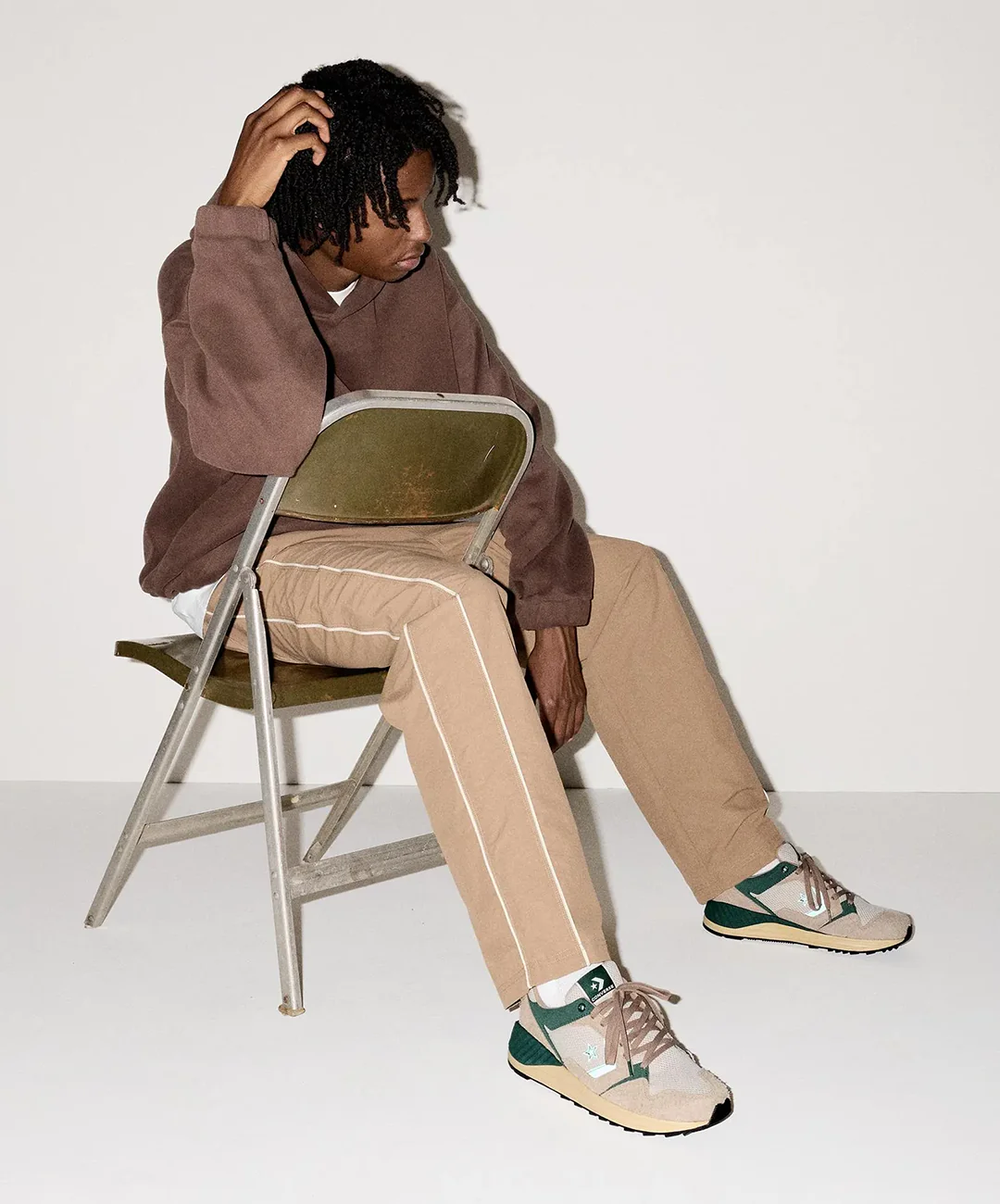 CONVERSE | WAVE TRAINER { VINTAGE CARGO/EGRET/BRANCH OUT - Image 6