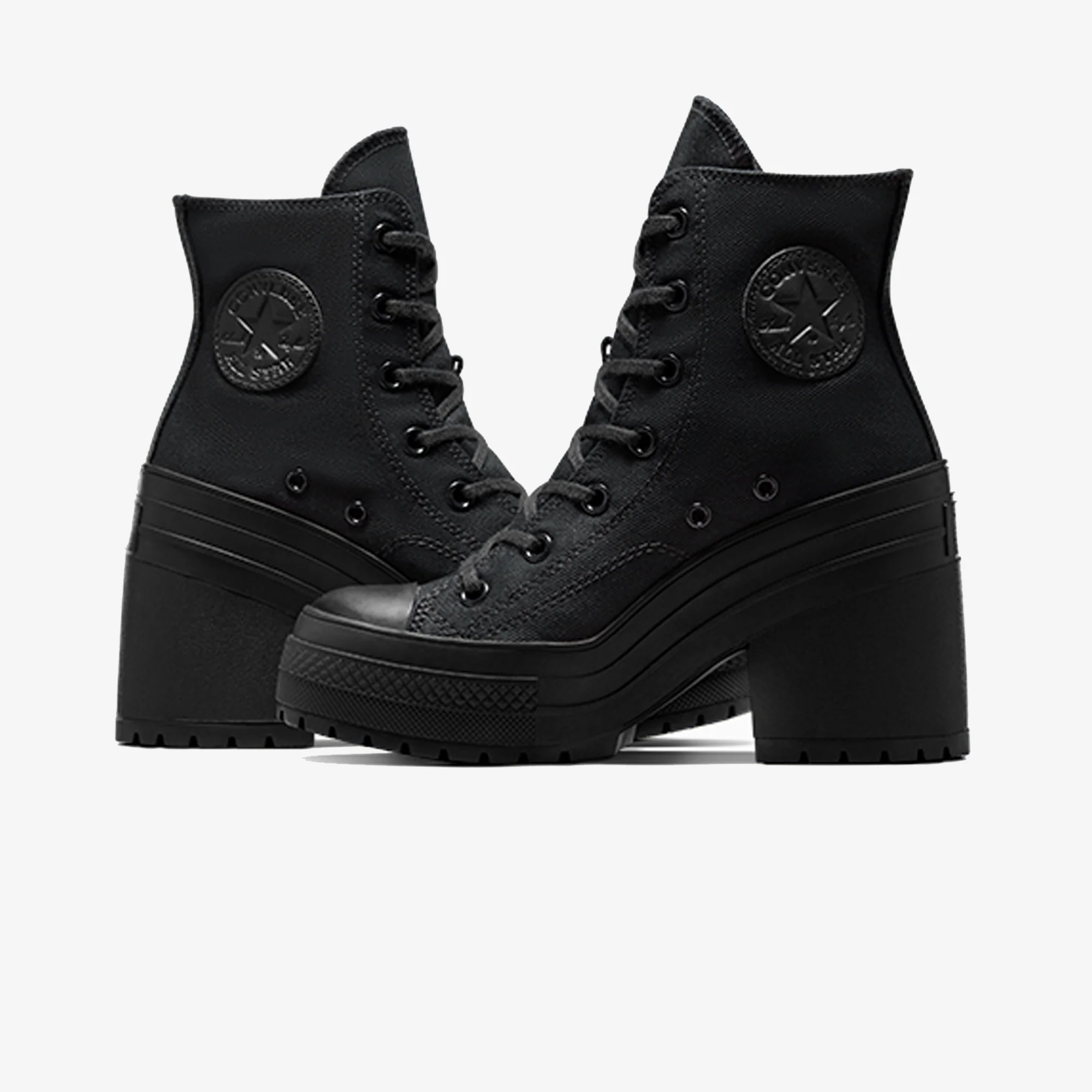 Converse | CHUCK 70 DE LUXE HEEL { BLACK/BLACK - Image 3