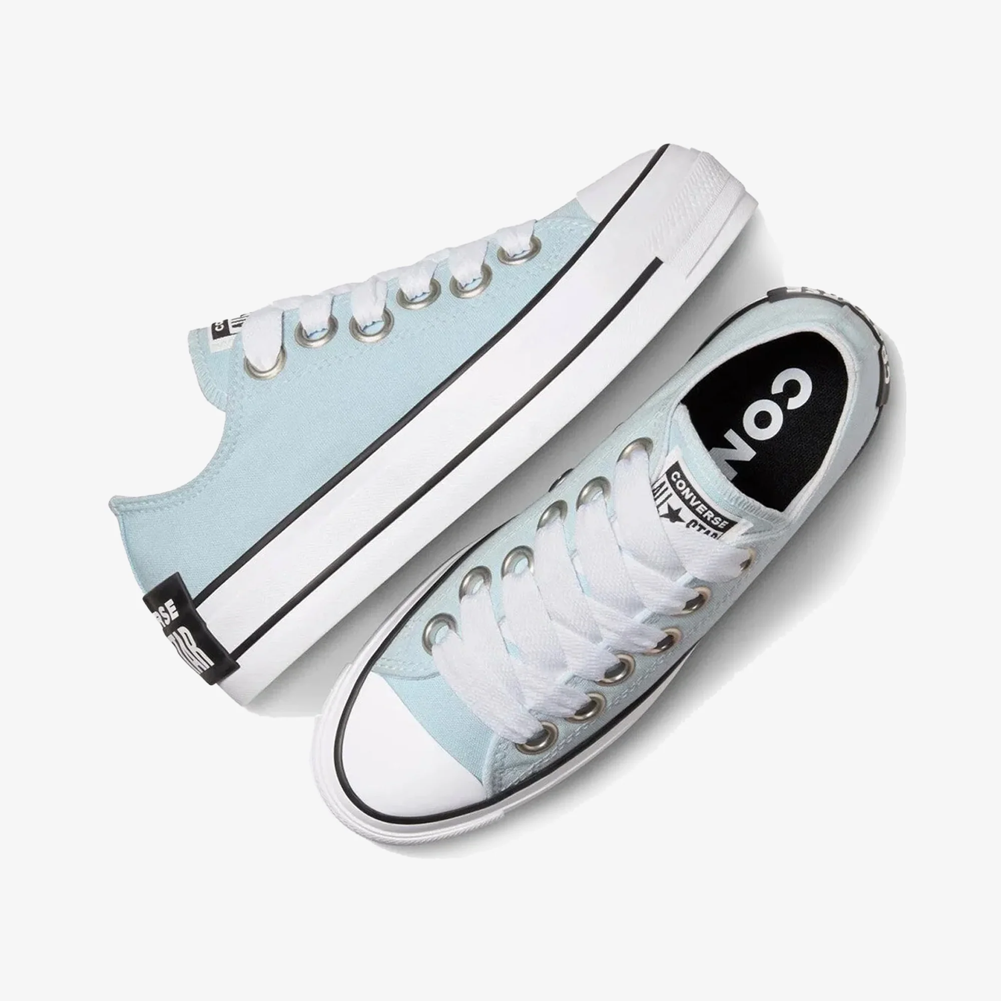 Converse | CHUCK TAYLOR ALL STAR LIFT PLATFORM SKETCH LOW { WINTER SALY/WHITE/BLACK - Image 5