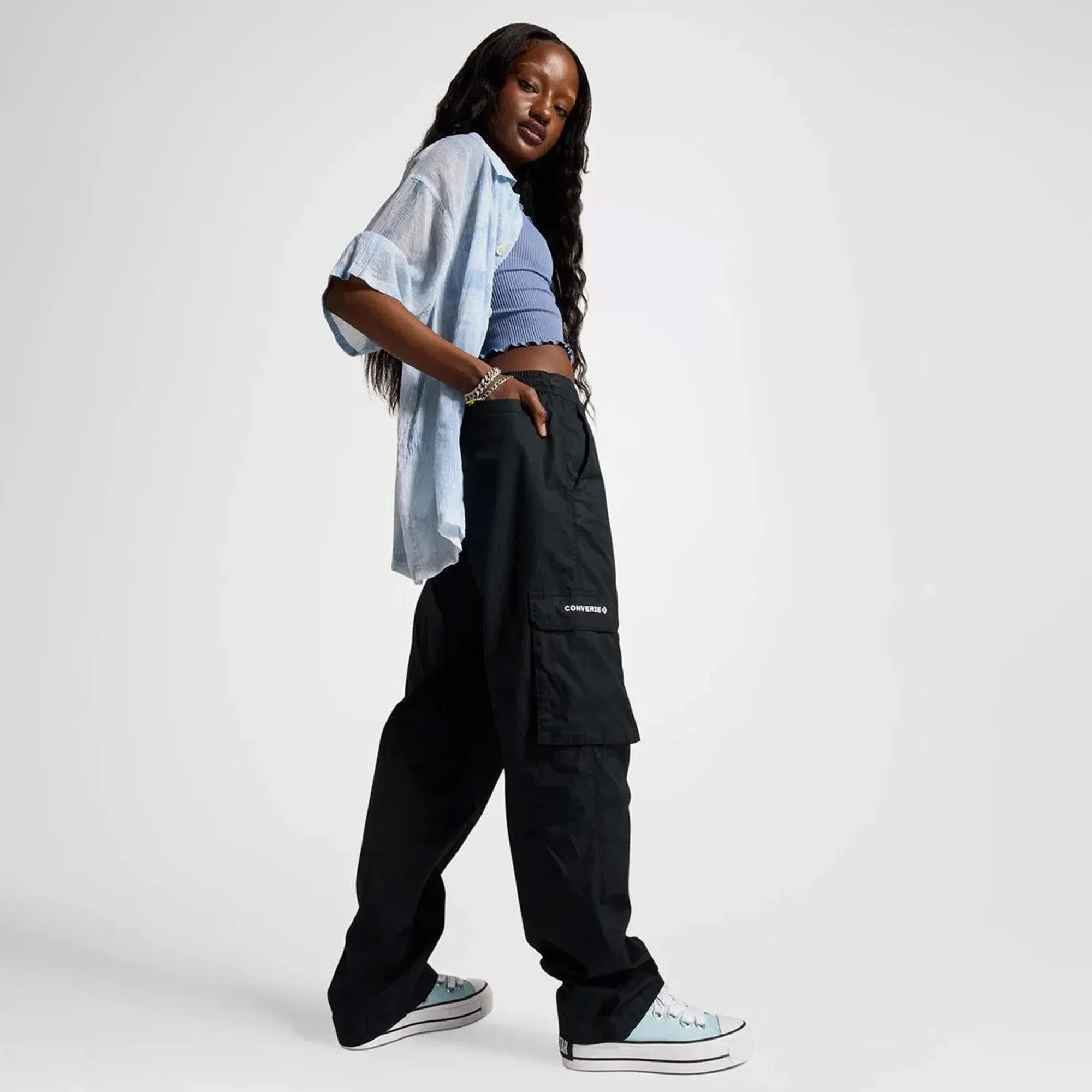 Converse | CHUCK TAYLOR ALL STAR LIFT PLATFORM SKETCH LOW { WINTER SALY/WHITE/BLACK - Image 7
