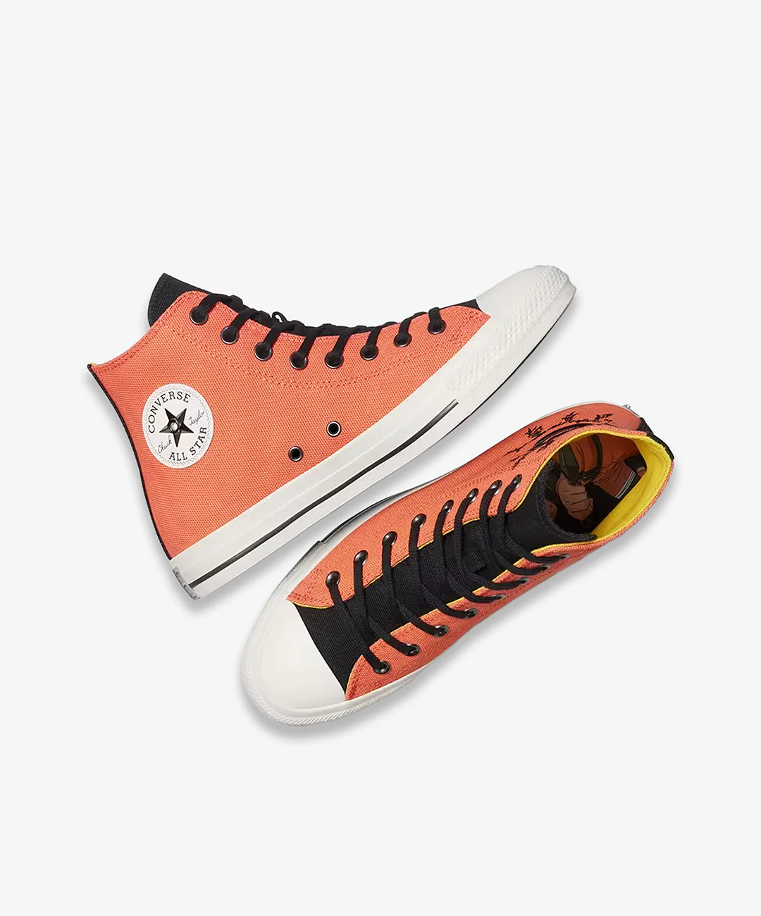 CONVERSE | x NARUTO SHIPPUDEN CHUCK TAYLOR ALL STAR { PALE MAGMA/BLACK/EGRET - Image 2