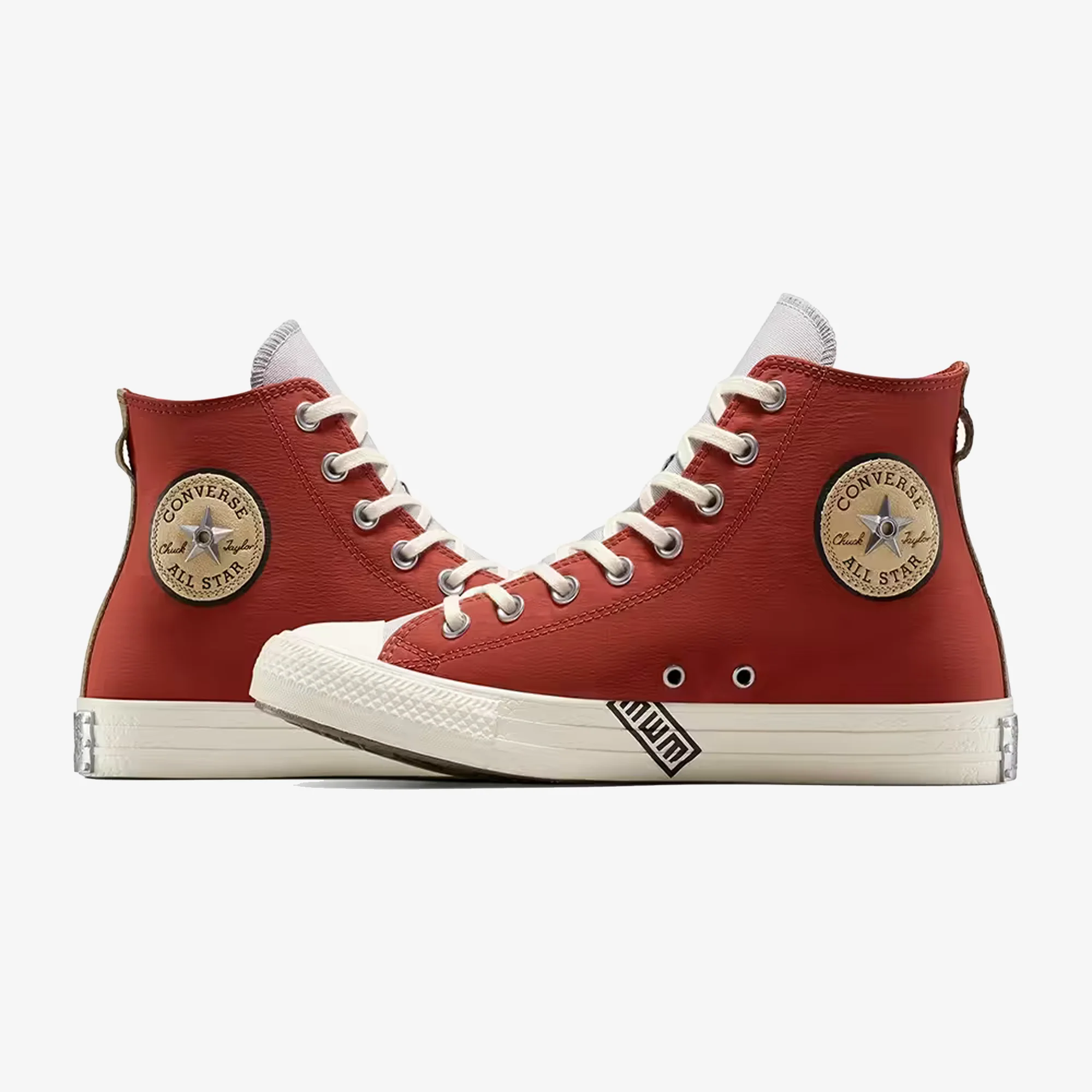 CONVERSE | x NARUTO SHIPPUDEN GAARA CHUCK TAYLOR ALL STAR { RITUAL RED/NATURAL IVORY/BLACK - Image 6