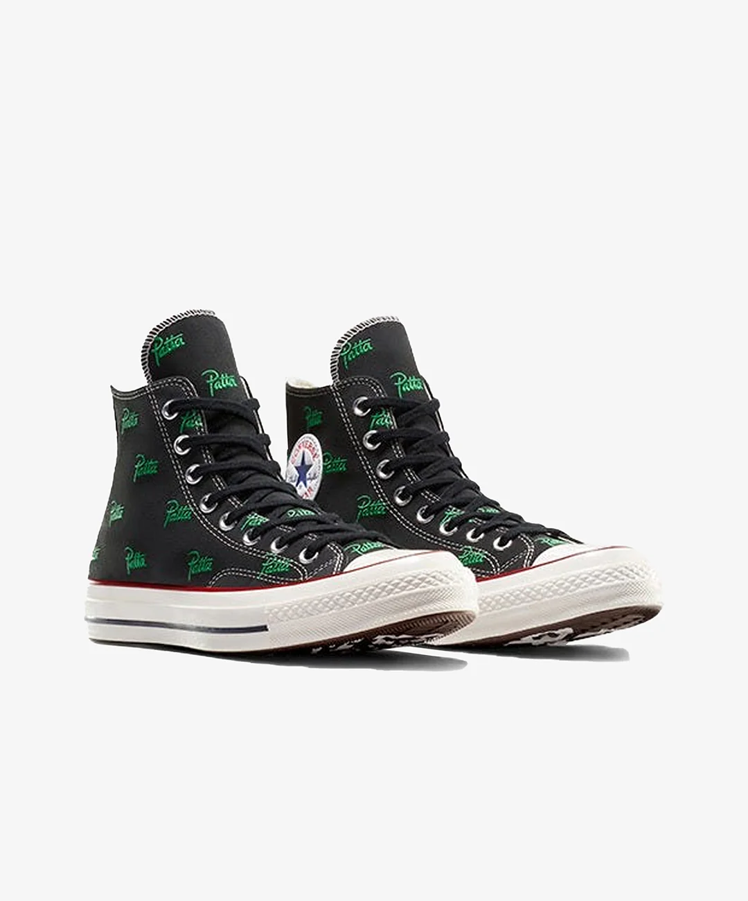 CONVERSE | X PATTA CHUCK 70 { BLACK/GREEN - Image 2