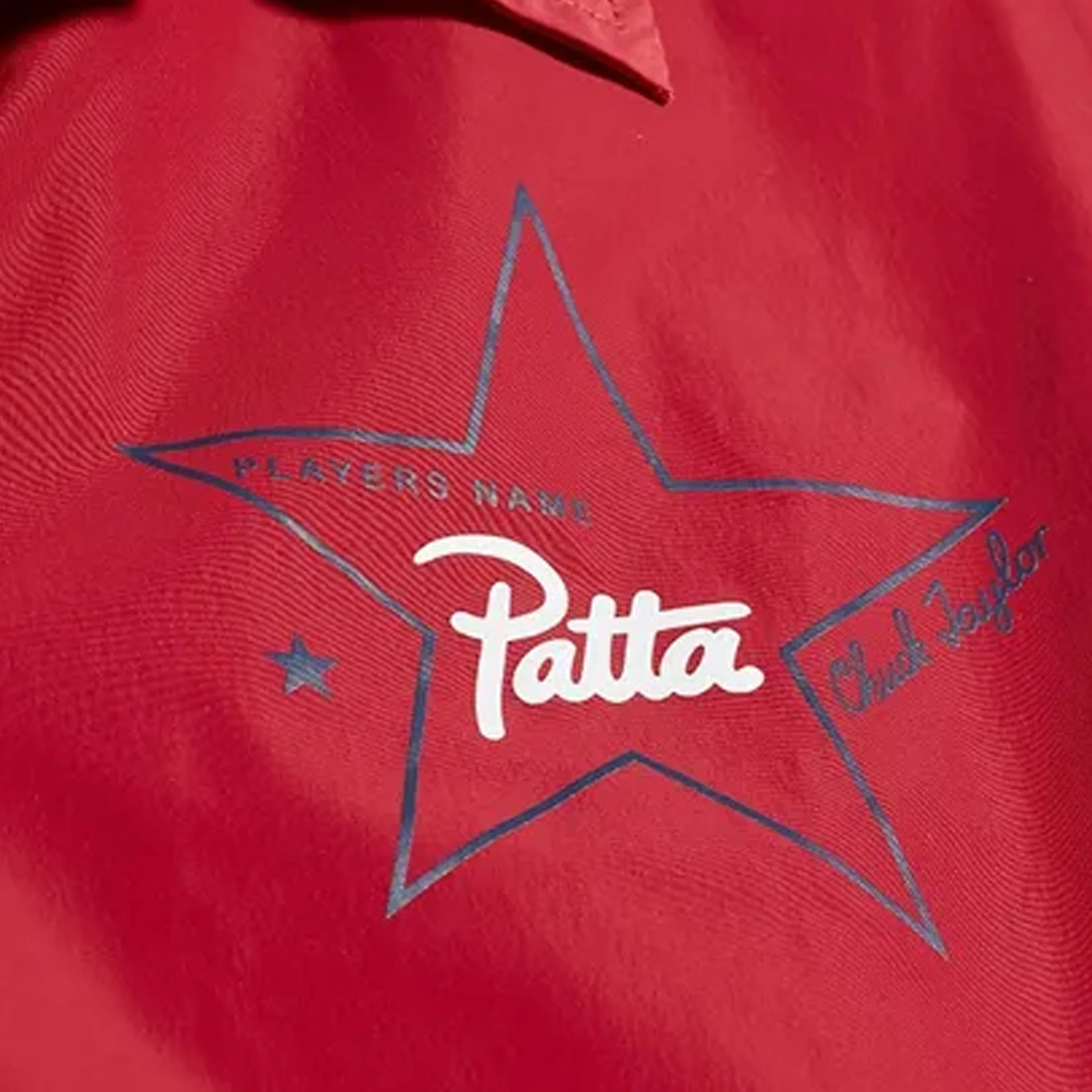 Converse | X PATTA COACHES JACKET { RED - Image 3