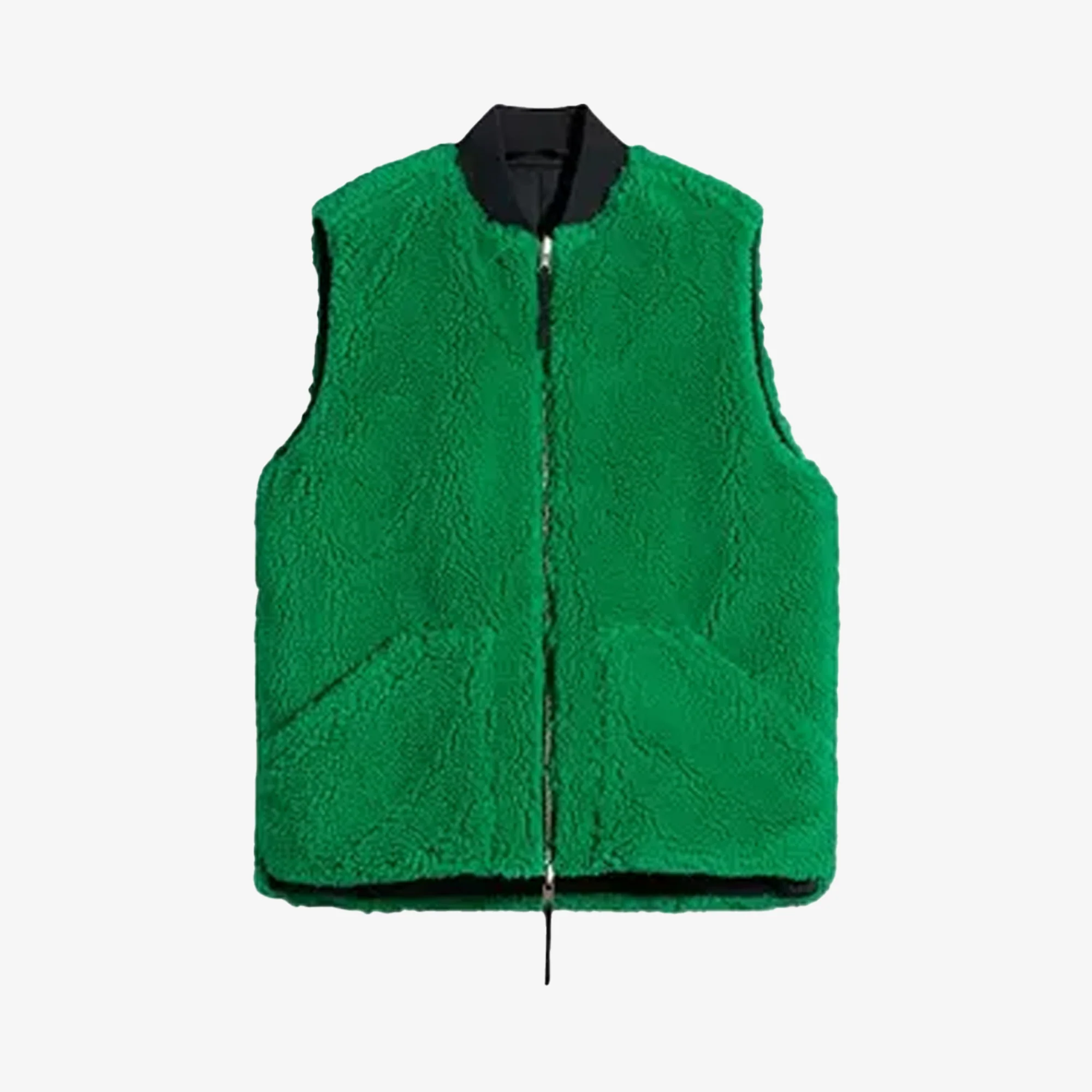 Converse | X PATTA REVERSIBLE VEST { GREEN/BLACK - Image 2