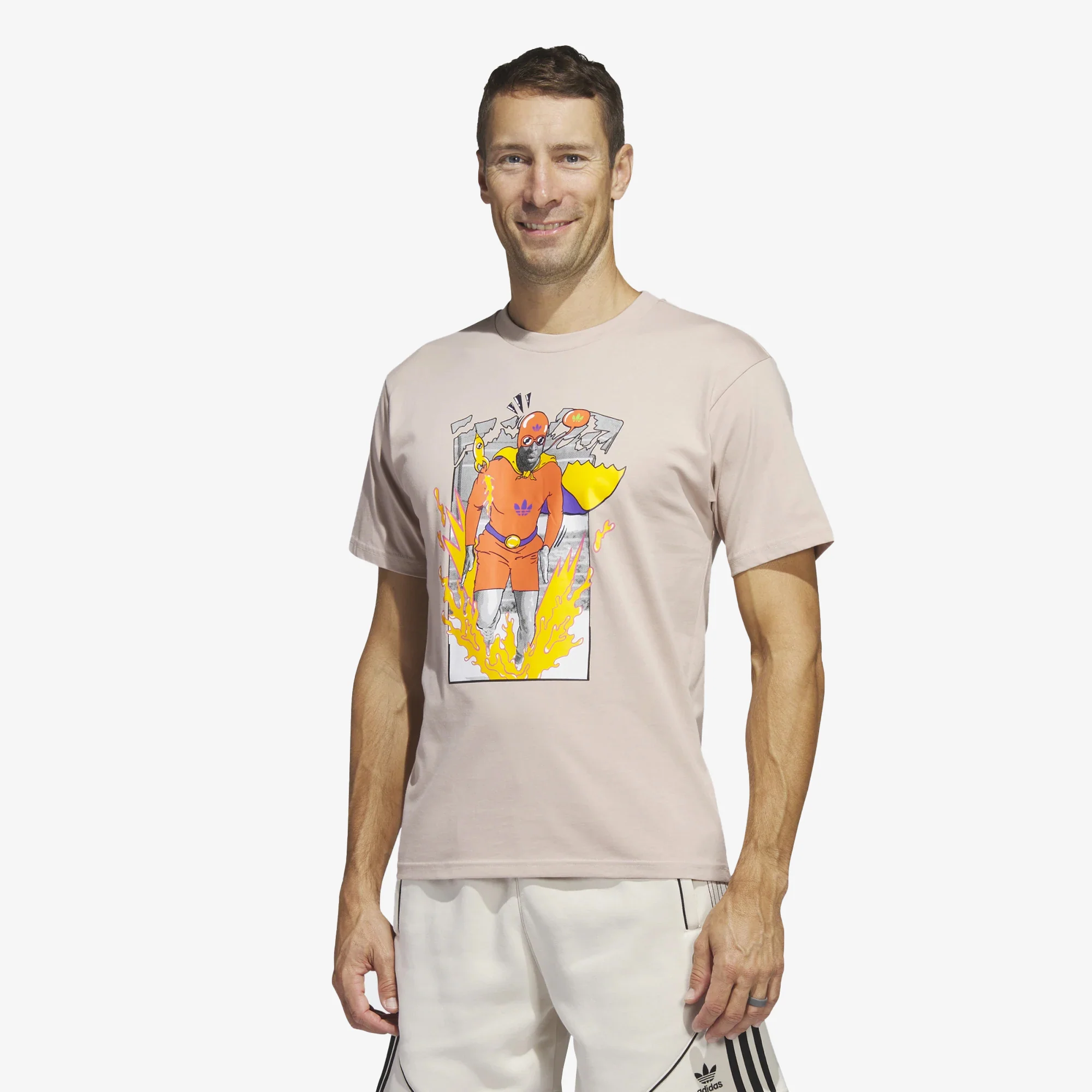 Adidas Originals | FAST AS...TEE { WONDER TAUPE