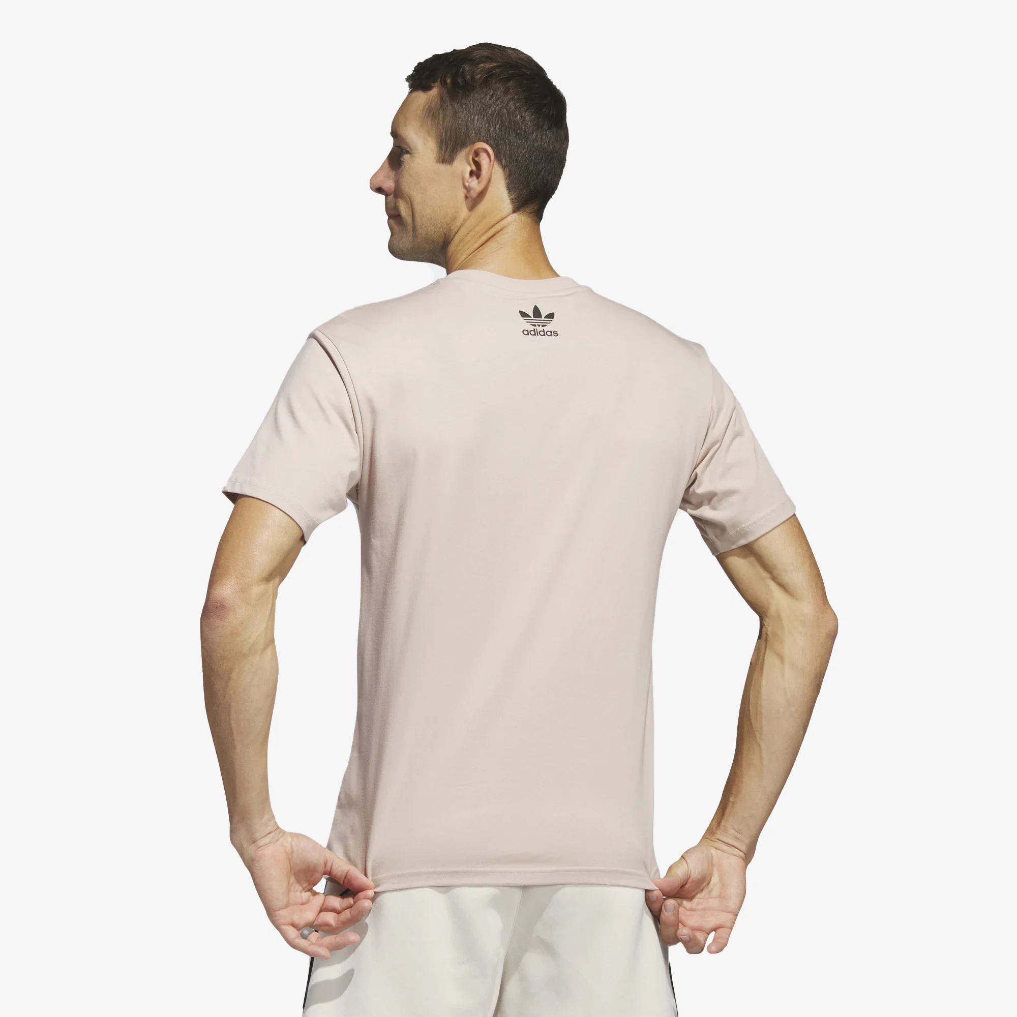 Adidas Originals | FAST AS...TEE { WONDER TAUPE - Image 2