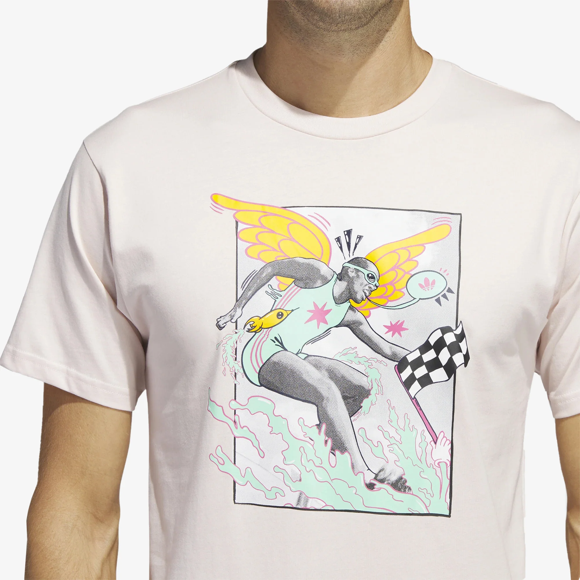 Adidas Originals | FLY AS...TEE { WONDER QUARTZ - Image 3
