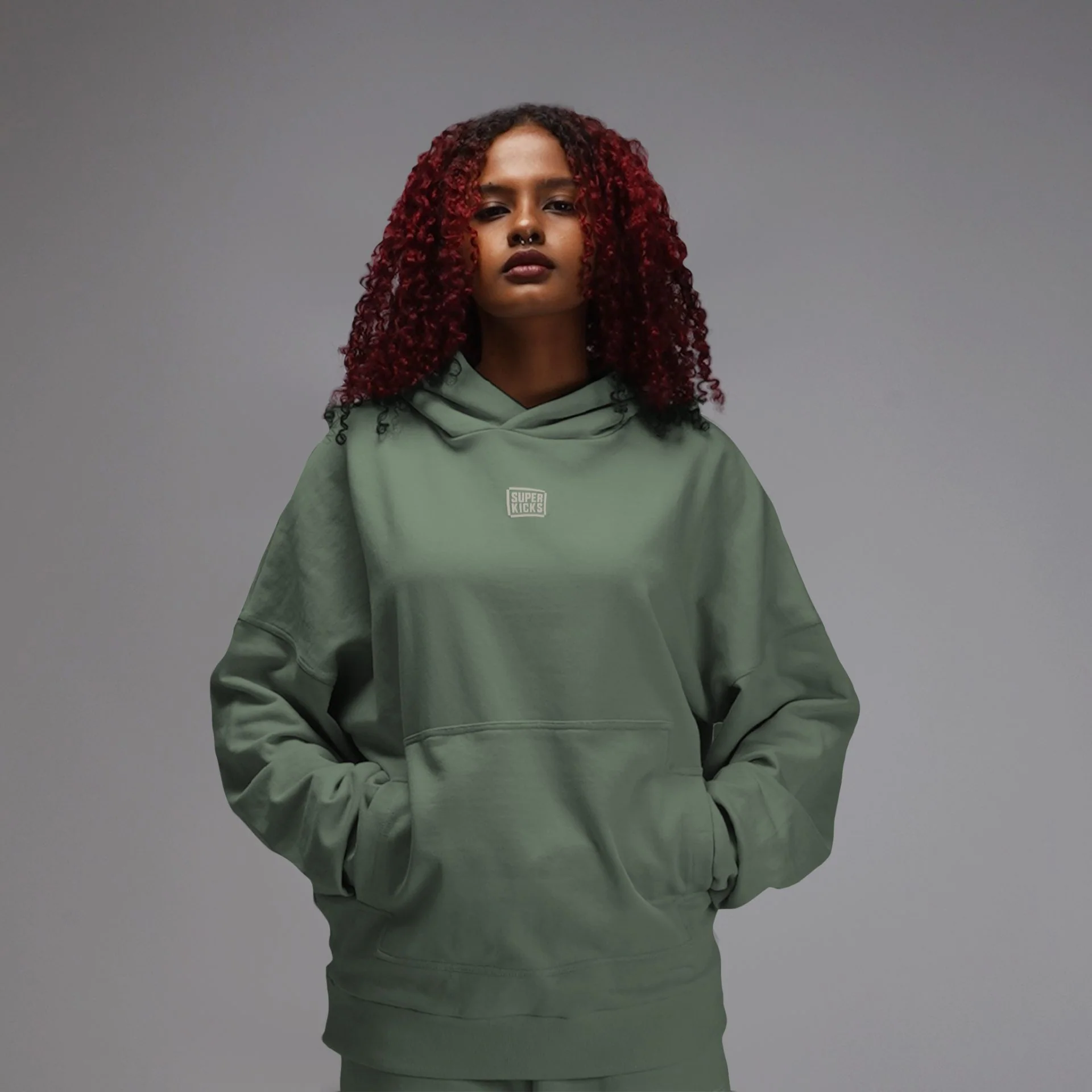 Superkicks | CORE HOODIE SEA SPRAY GREEN - Image 2