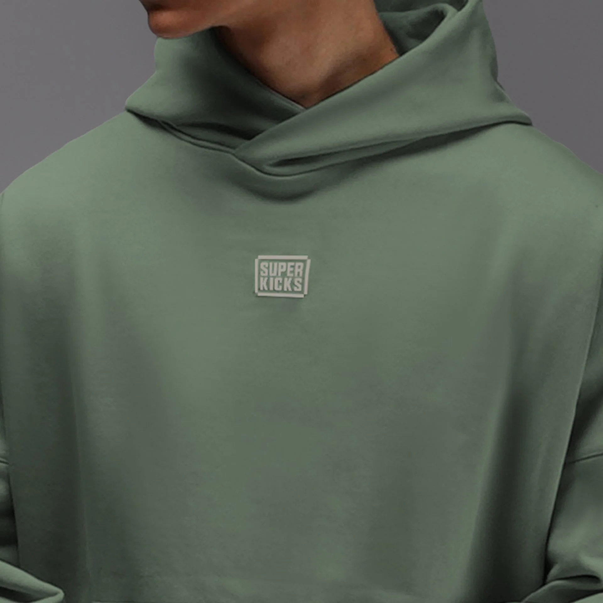 Superkicks | CORE HOODIE SEA SPRAY GREEN - Image 4